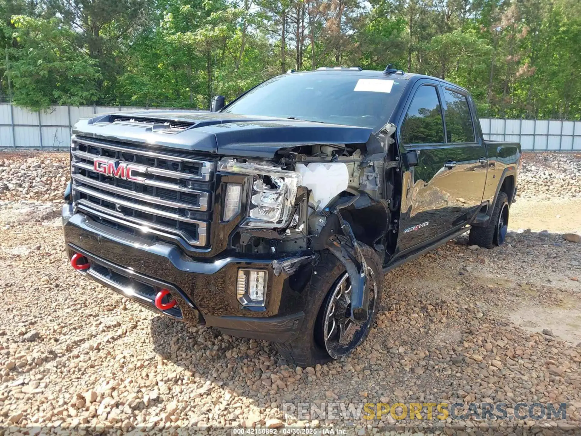 2 Photograph of a damaged car 1GT49PEYXNF328206 GMC SIERRA 2500HD 2022