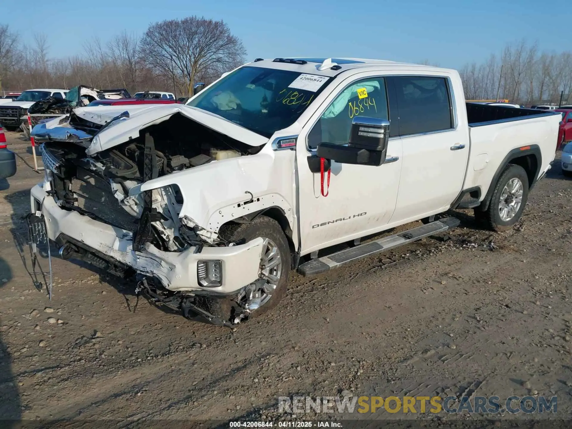 2 Photograph of a damaged car 1GT49REY0NF234251 GMC SIERRA 2500HD 2022