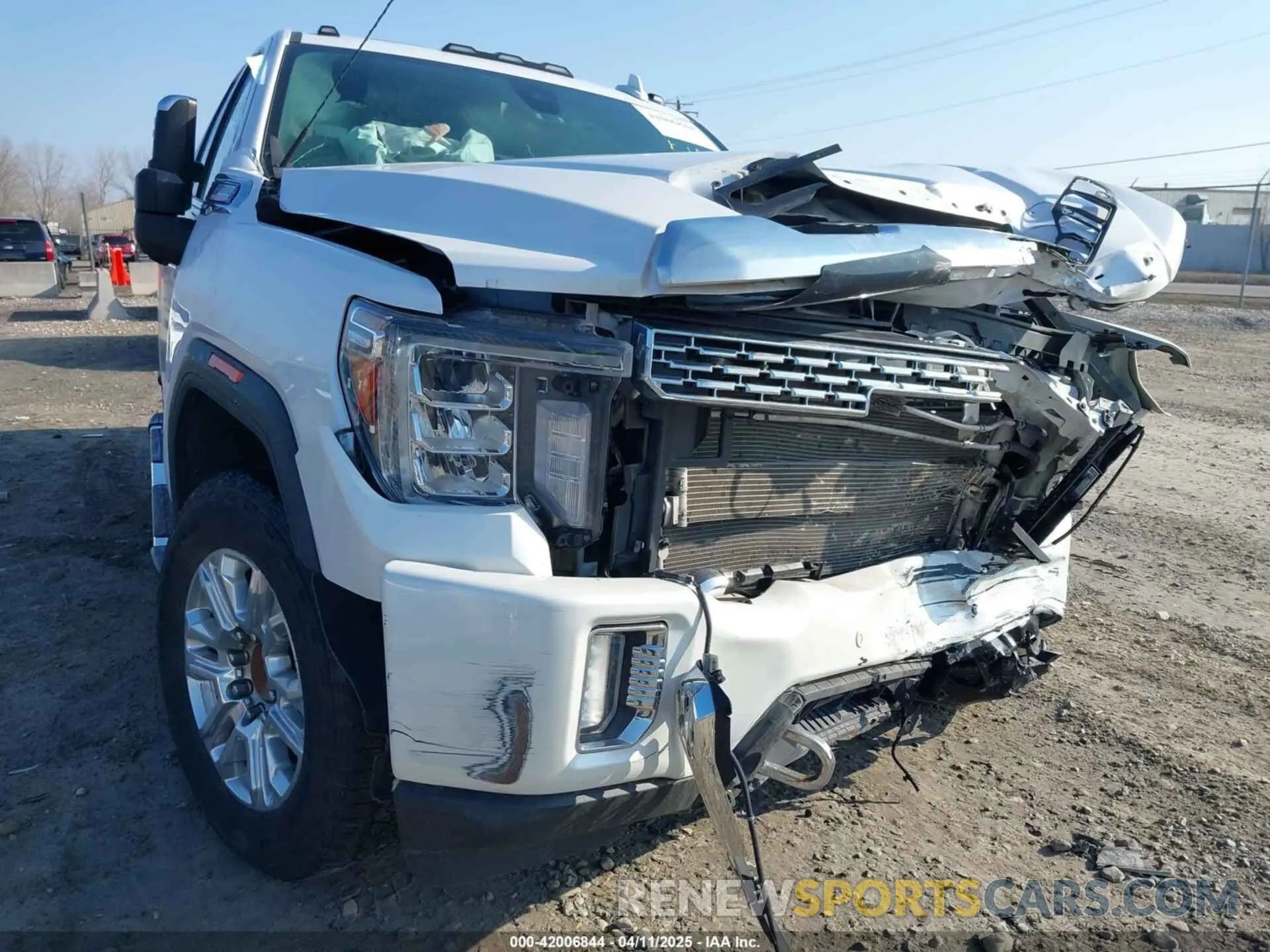6 Photograph of a damaged car 1GT49REY0NF234251 GMC SIERRA 2500HD 2022
