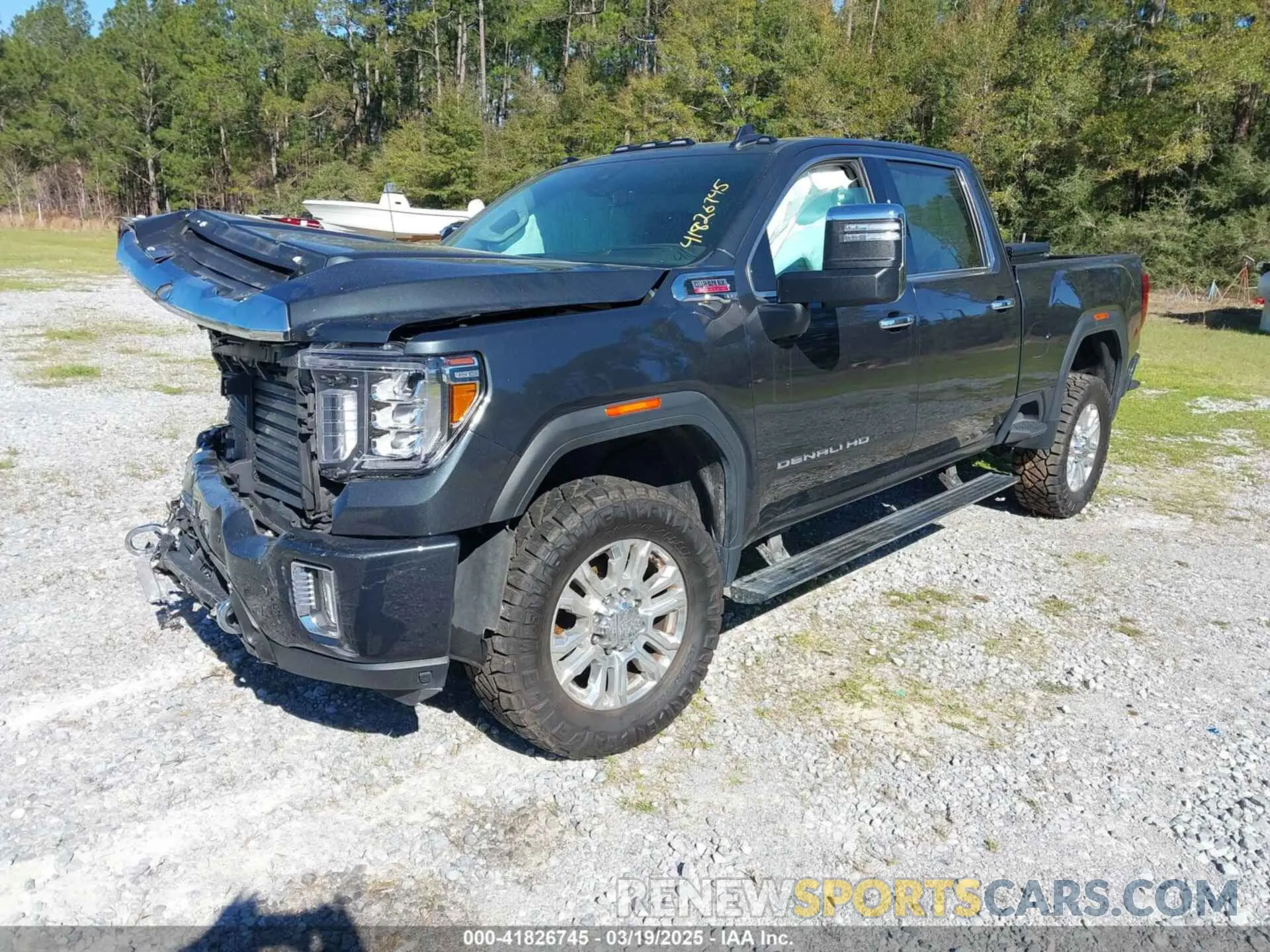2 Photograph of a damaged car 1GT49REY0NF347293 GMC SIERRA 2500HD 2022