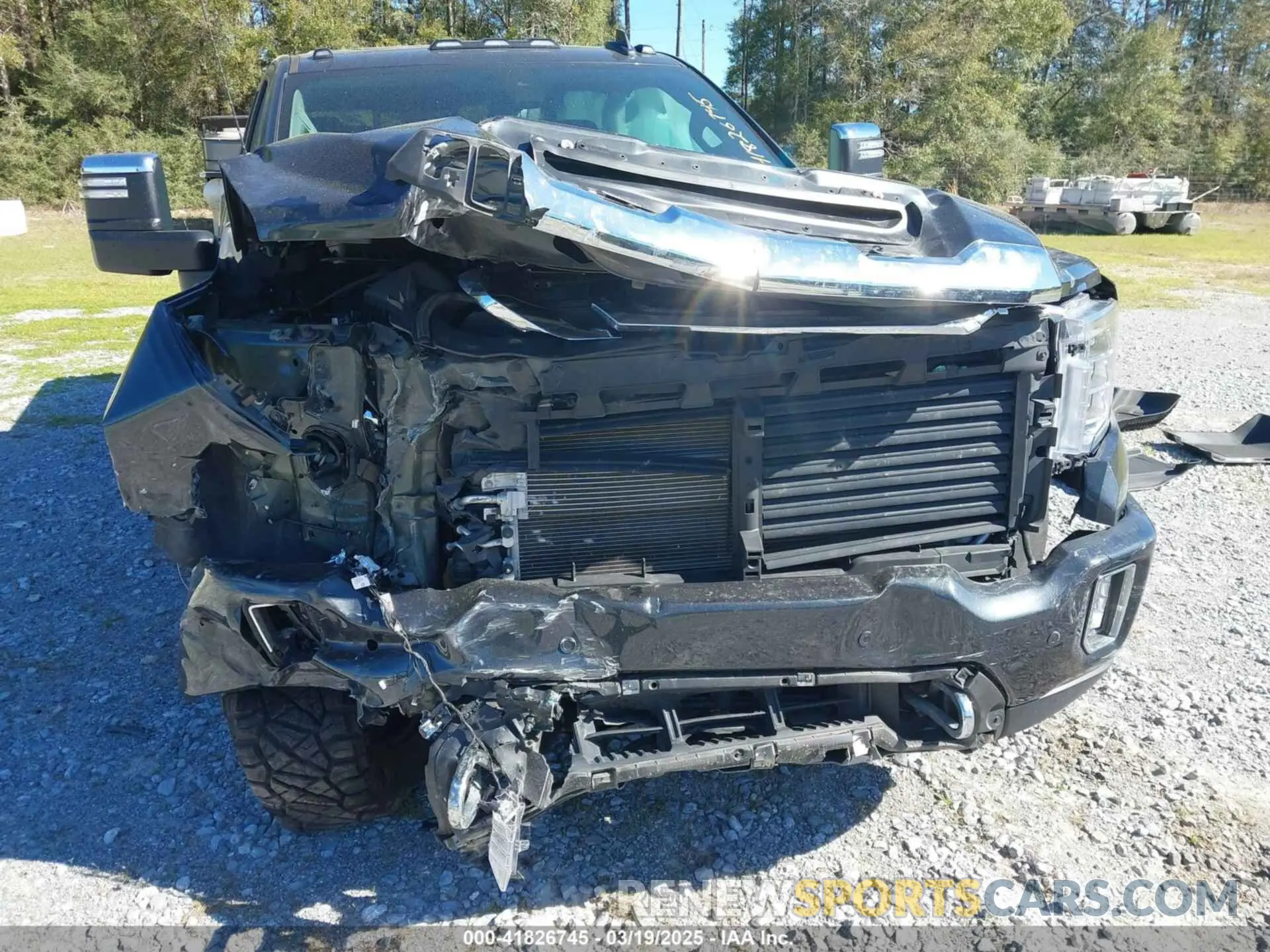 6 Photograph of a damaged car 1GT49REY0NF347293 GMC SIERRA 2500HD 2022