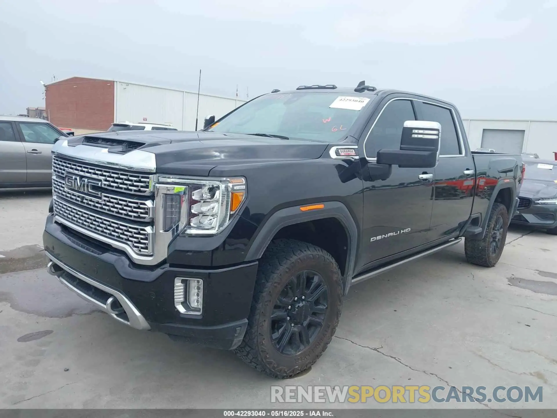 2 Photograph of a damaged car 1GT49REY8NF361815 GMC SIERRA 2500HD 2022
