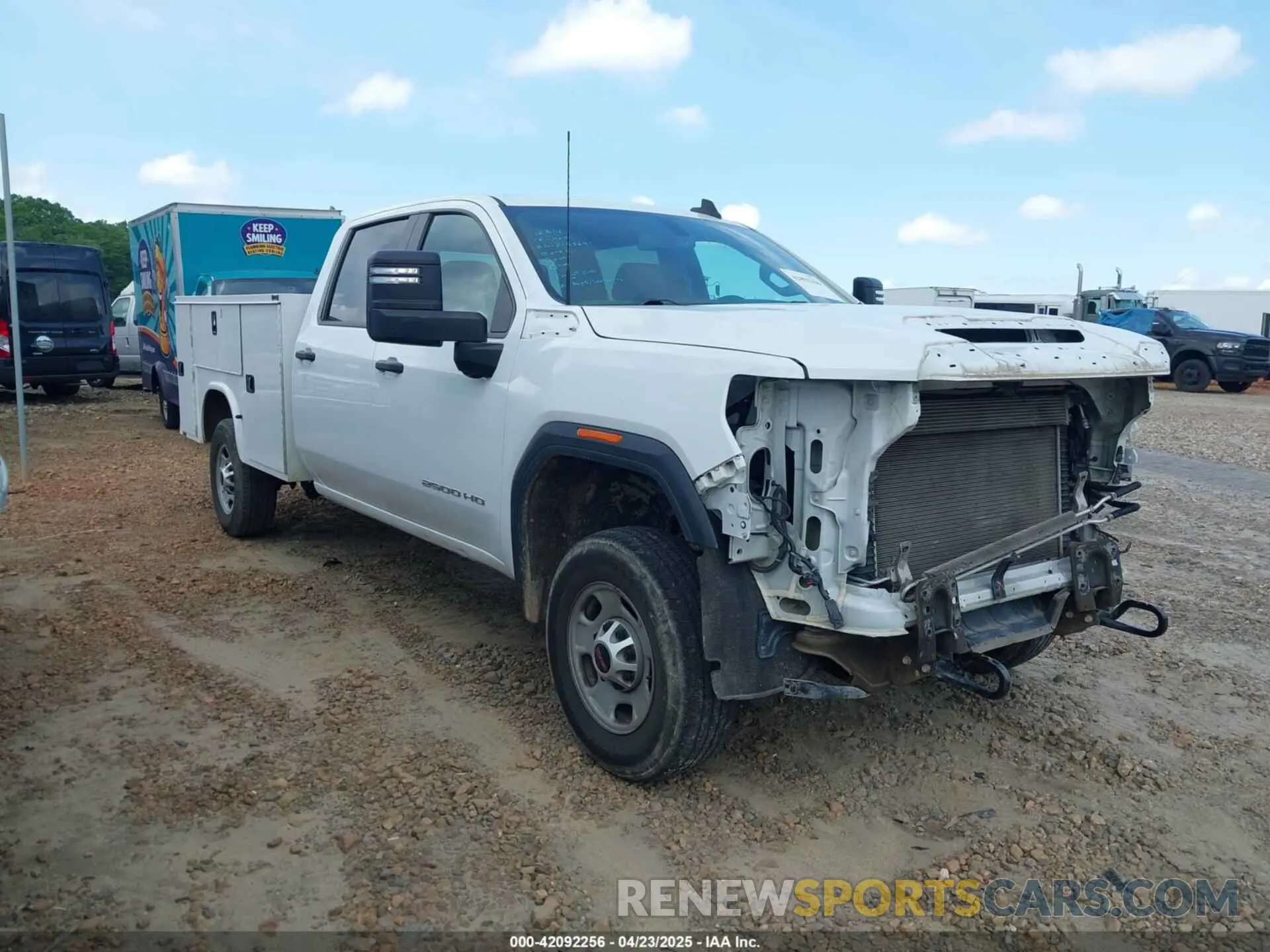 1 Photograph of a damaged car 1GD18LE79PF187634 GMC SIERRA 2500HD 2023