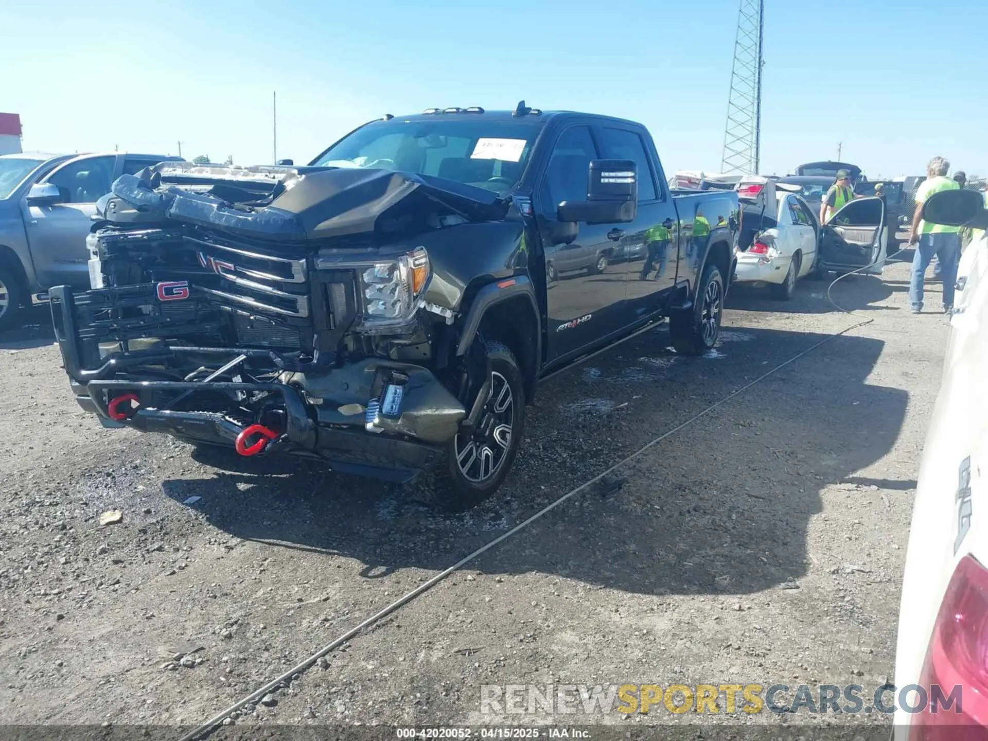 2 Photograph of a damaged car 1GT49PEY0PF166315 GMC SIERRA 2500HD 2023