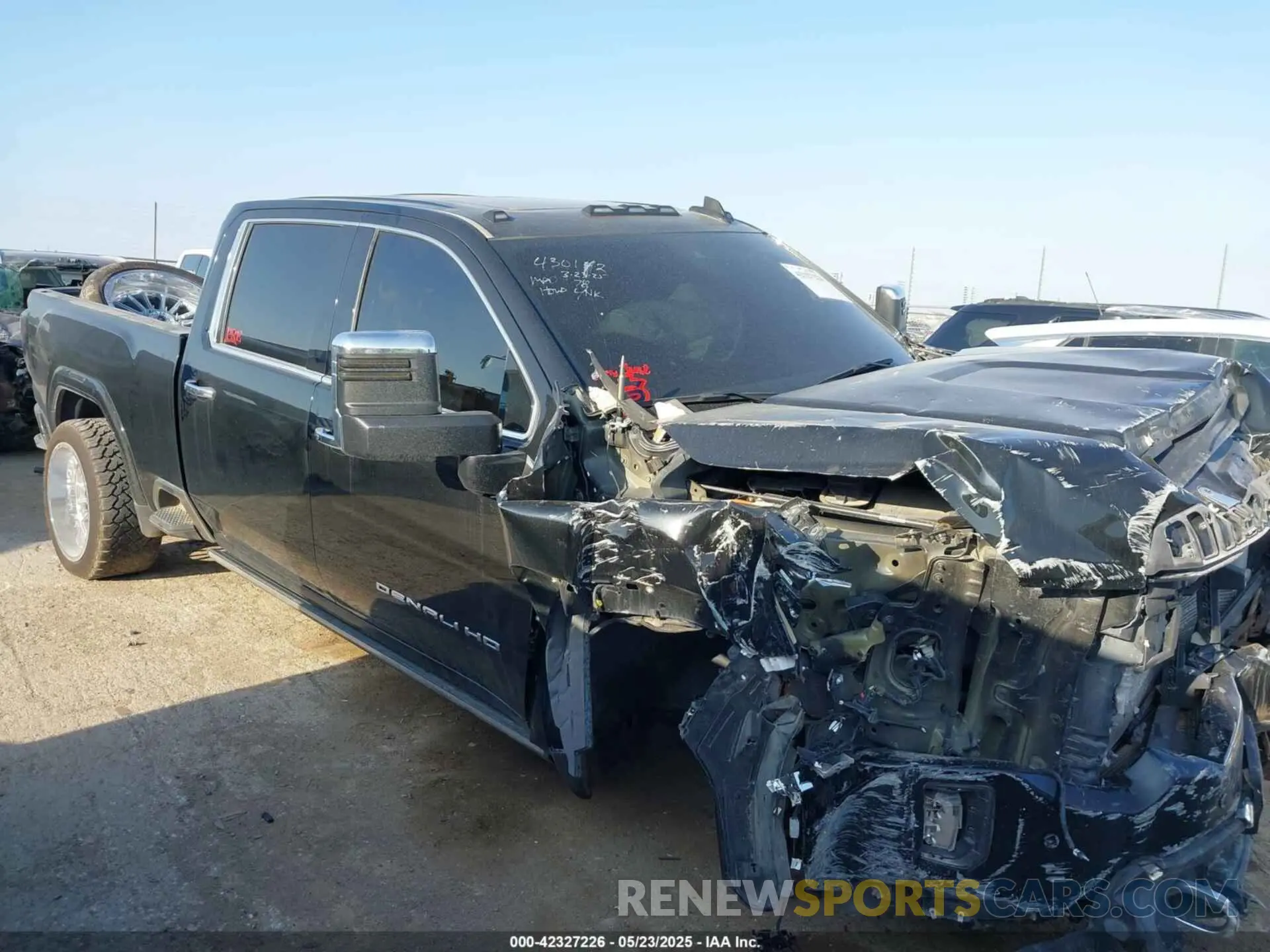 1 Photograph of a damaged car 1GT49REY9PF232646 GMC SIERRA 2500HD 2023