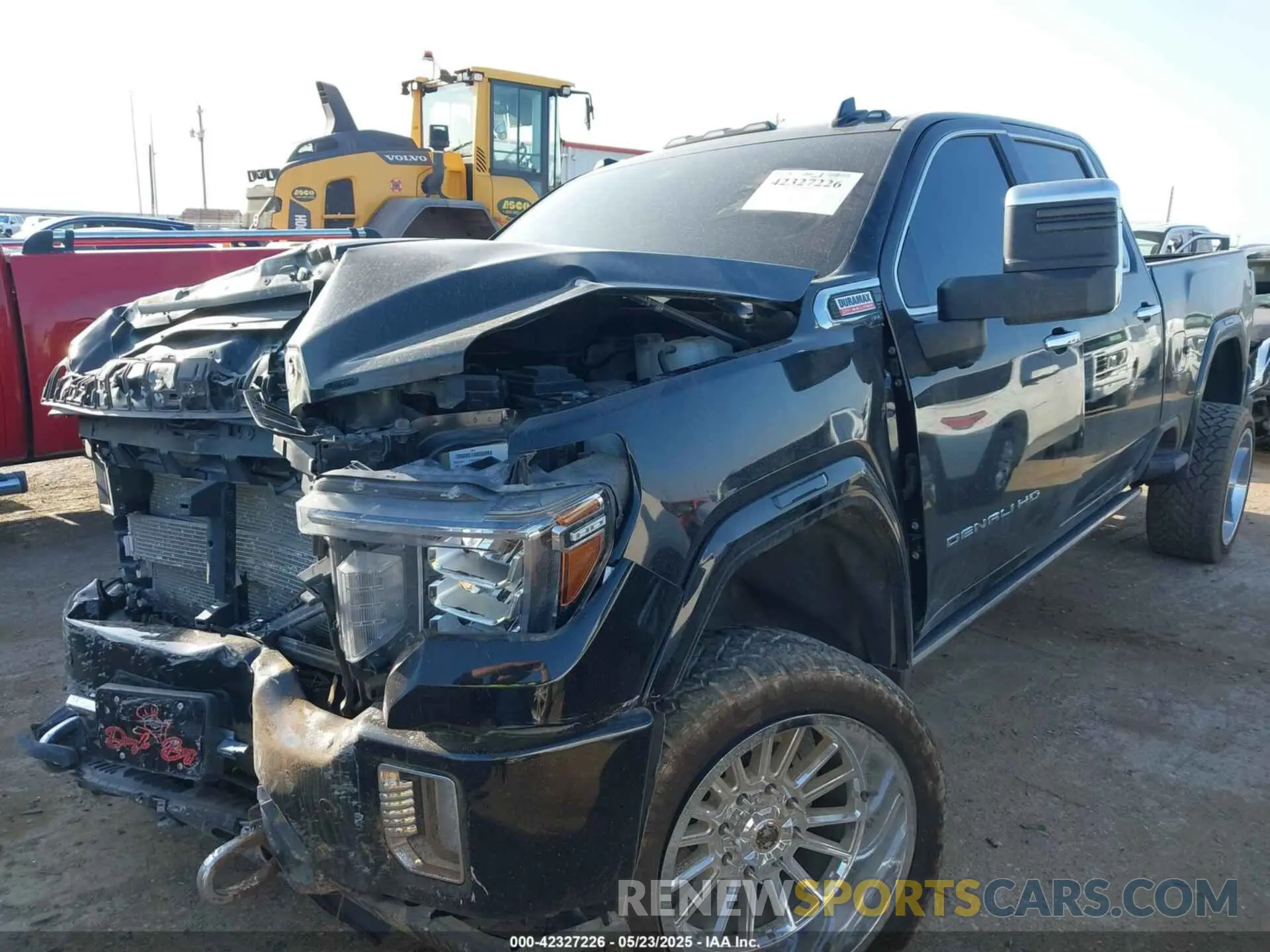 2 Photograph of a damaged car 1GT49REY9PF232646 GMC SIERRA 2500HD 2023