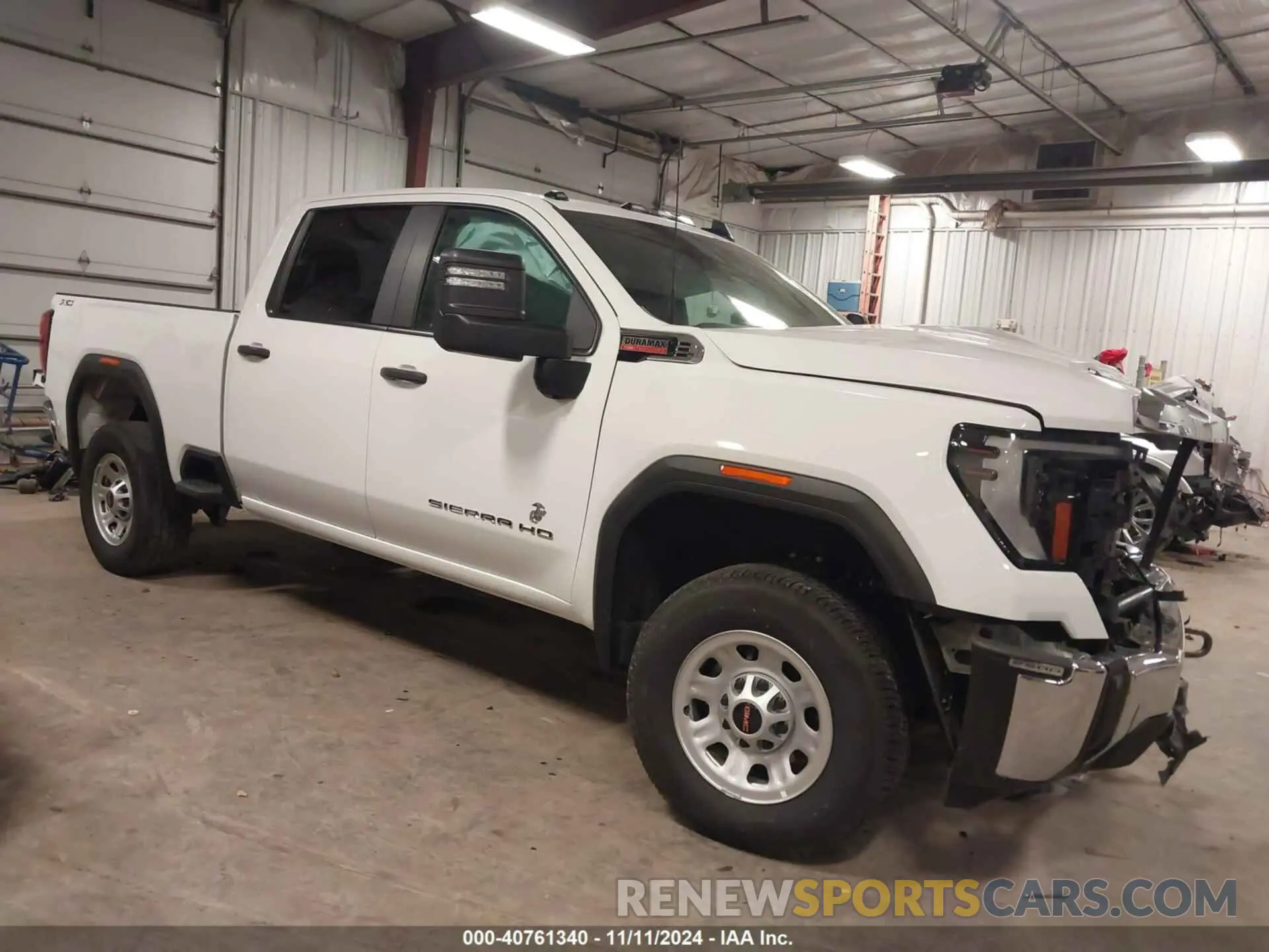 1 Photograph of a damaged car 1GT49LEY8RF171824 GMC SIERRA 2500HD 2024