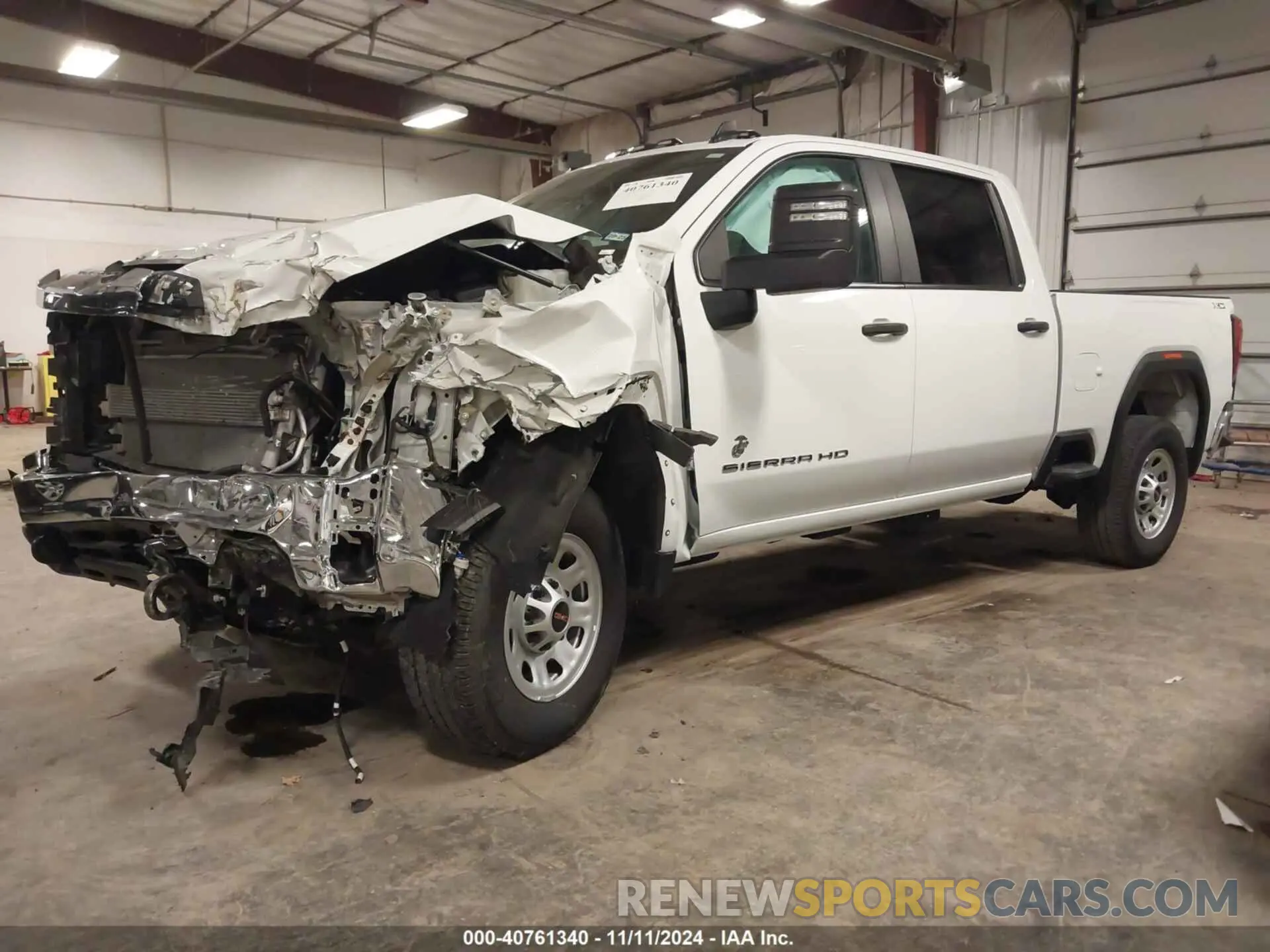 2 Photograph of a damaged car 1GT49LEY8RF171824 GMC SIERRA 2500HD 2024