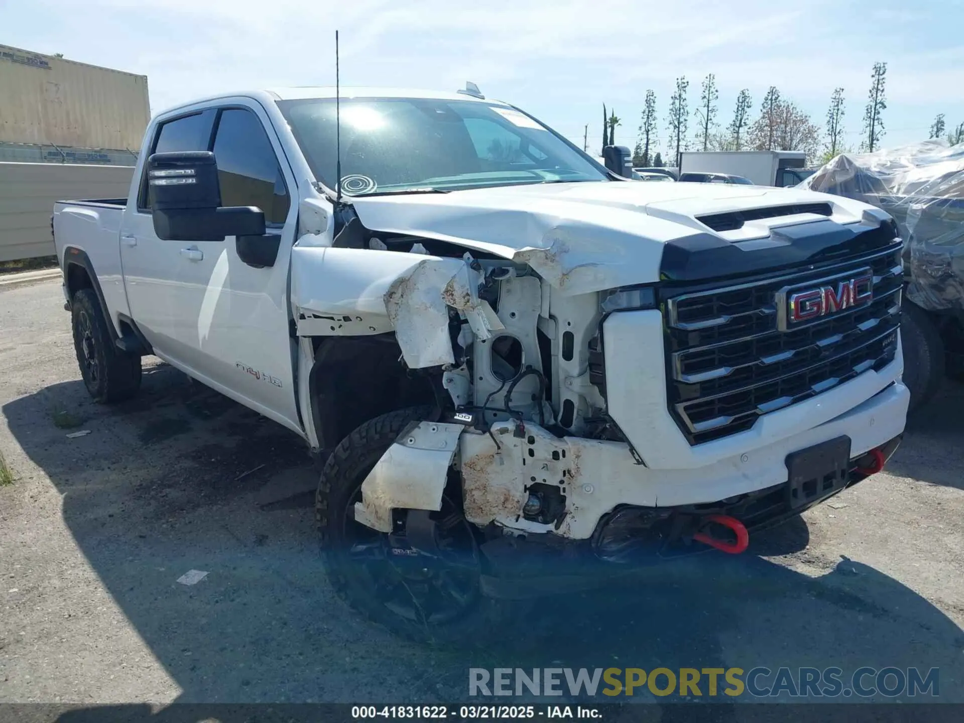 1 Photograph of a damaged car 1GT49PE79RF243287 GMC SIERRA 2500HD 2024