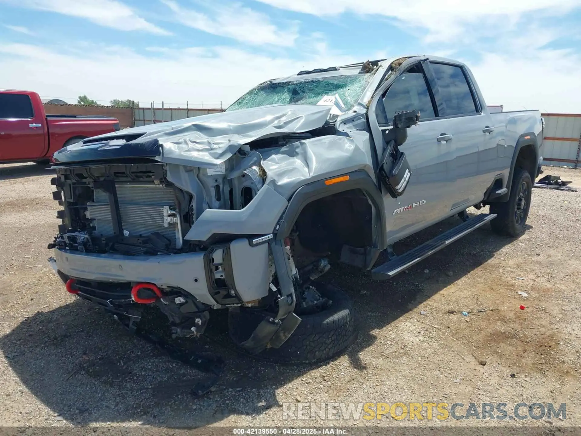 2 Photograph of a damaged car 1GT49PEY0RF460848 GMC SIERRA 2500HD 2024