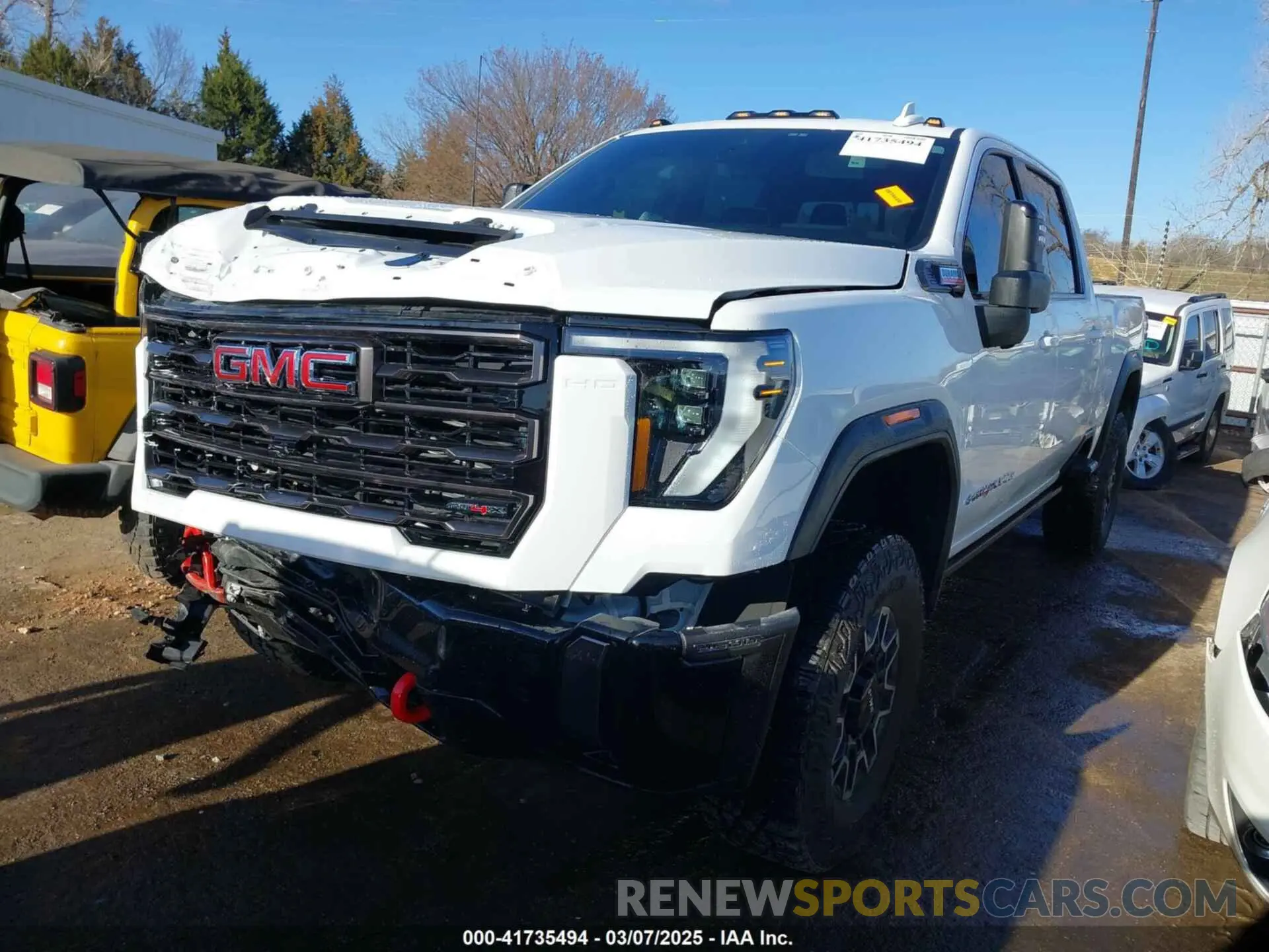 2 Photograph of a damaged car 1GT49ZEY4RF394963 GMC SIERRA 2500HD 2024