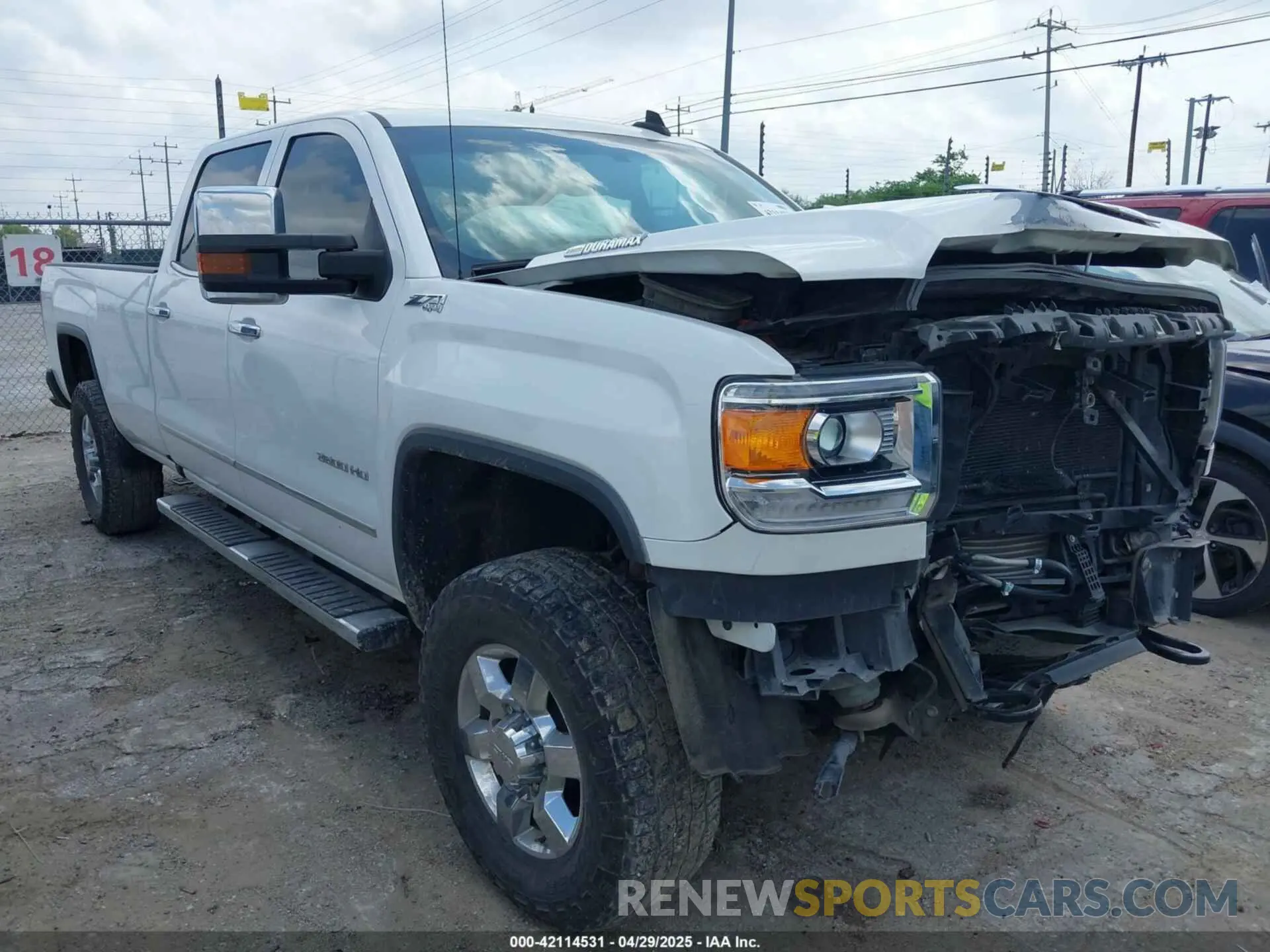 1 Photograph of a damaged car 1GT42VCY1KF152542 GMC SIERRA 3500HD 2019
