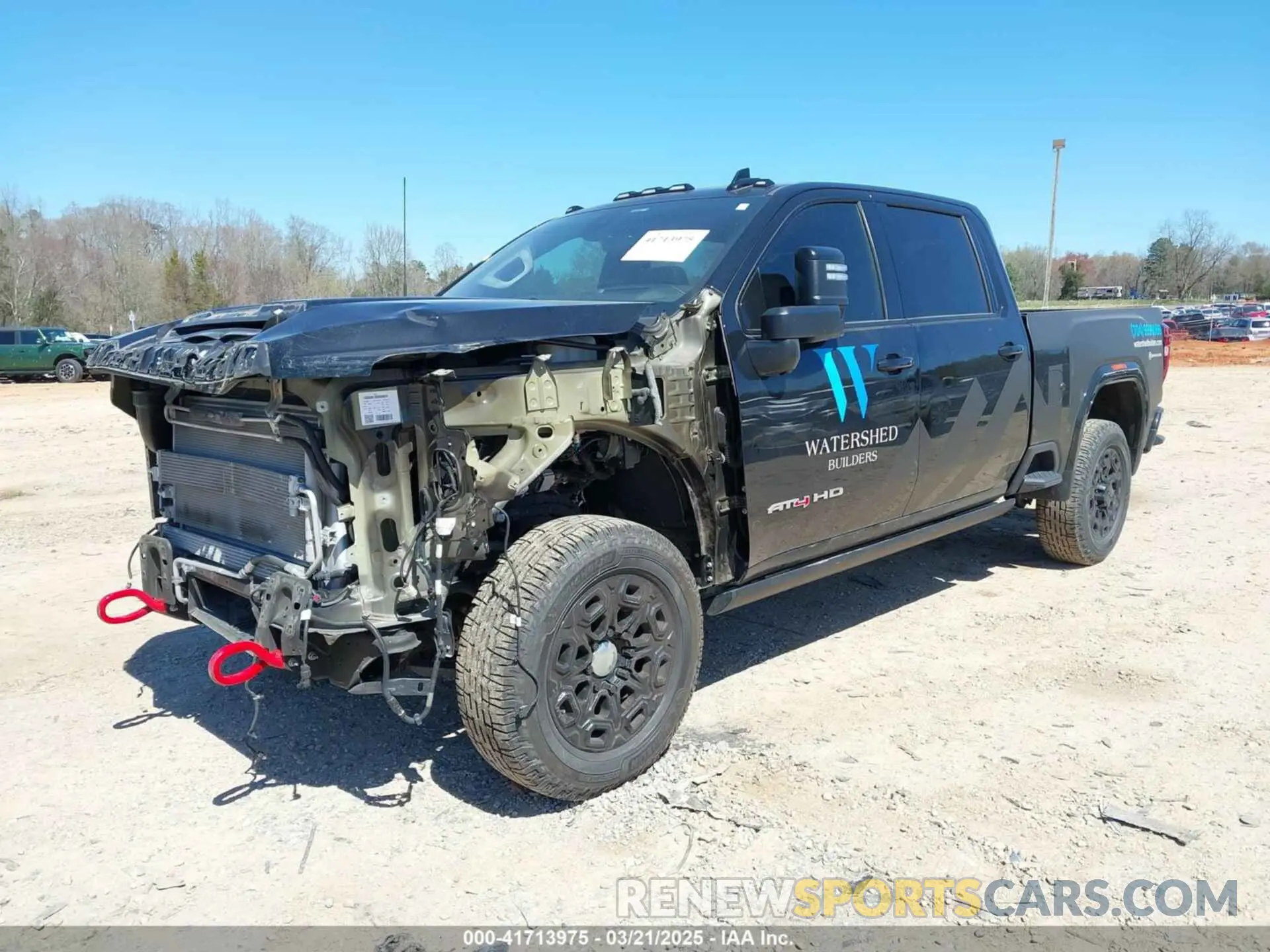 2 Photograph of a damaged car 1GT49VEY8MF272463 GMC SIERRA 3500HD 2021