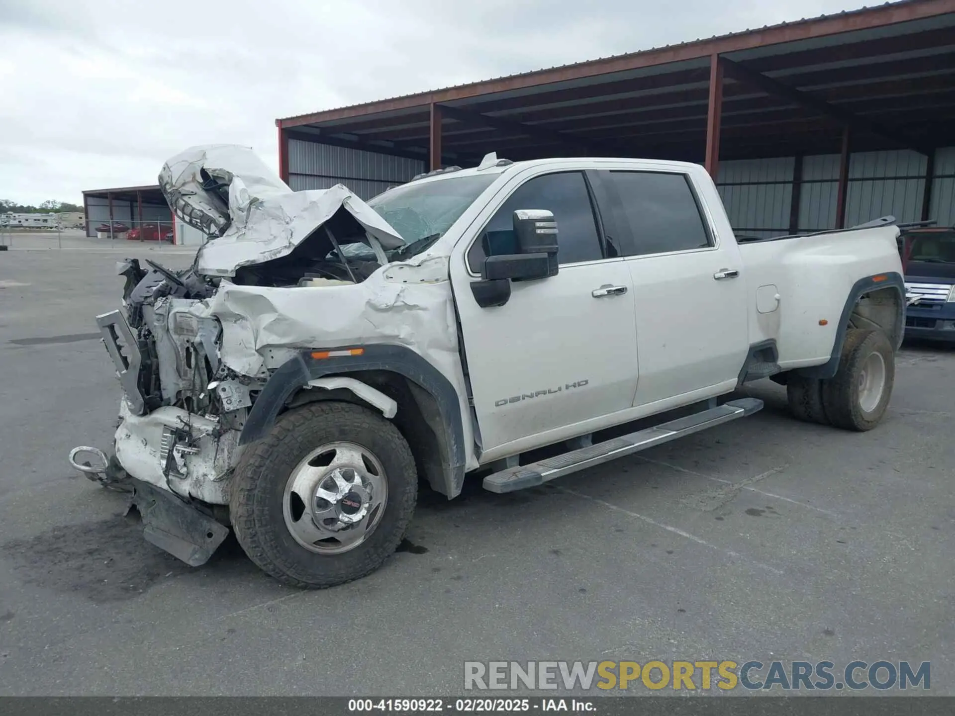 2 Photograph of a damaged car 1GT49WEY7MF181559 GMC SIERRA 3500HD 2021