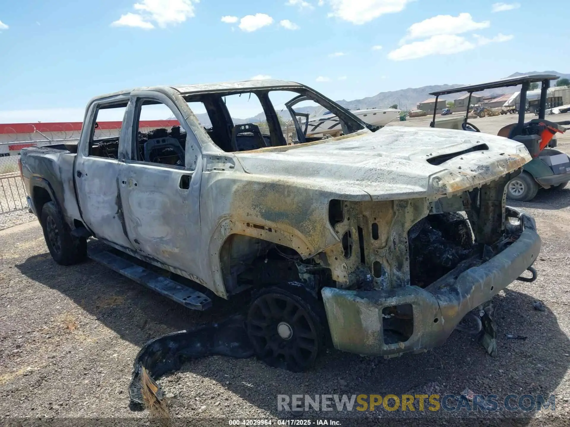 1 Photograph of a damaged car 1GT49UEY8PF153696 GMC SIERRA 3500HD 2023