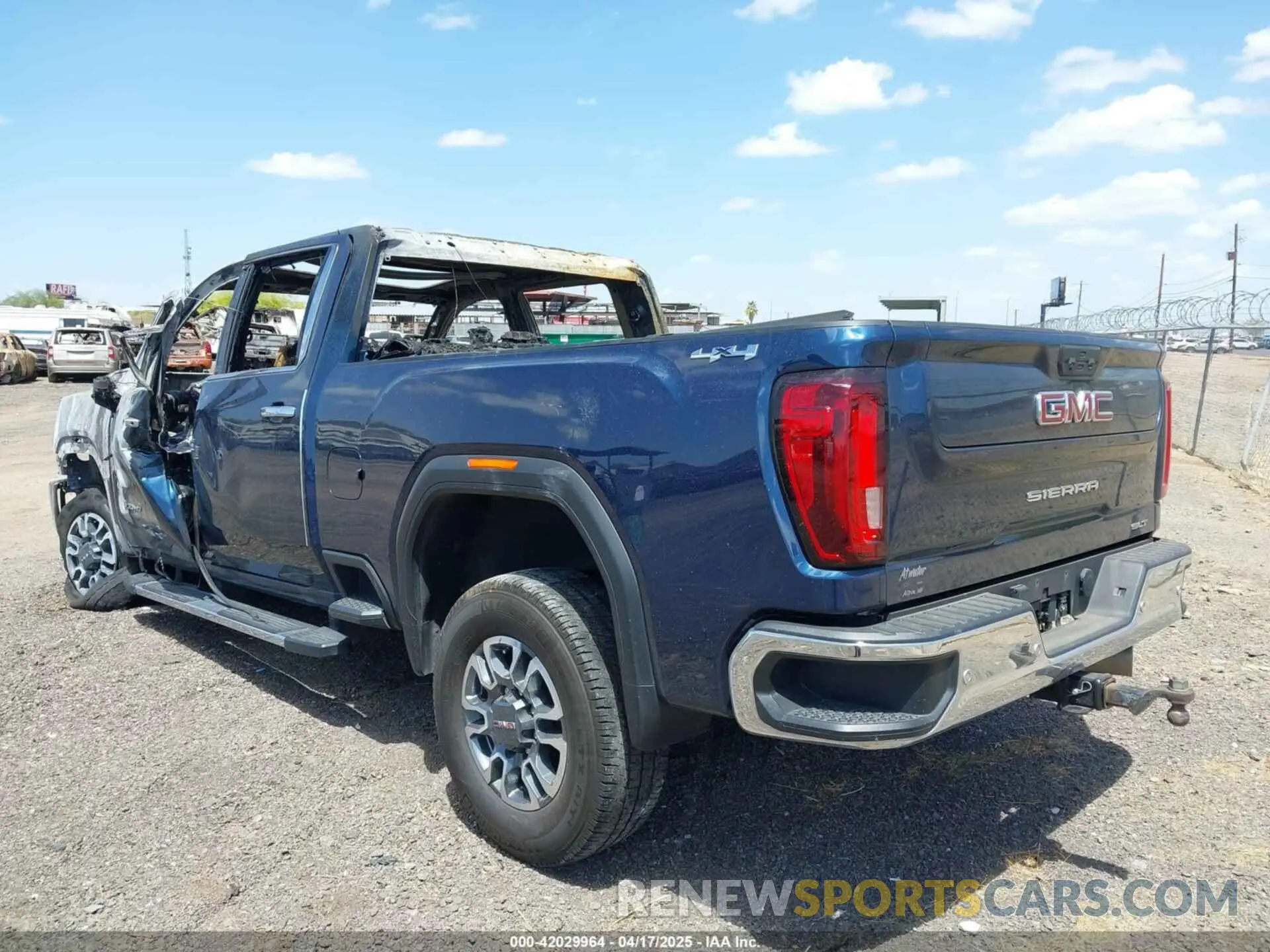 3 Photograph of a damaged car 1GT49UEY8PF153696 GMC SIERRA 3500HD 2023