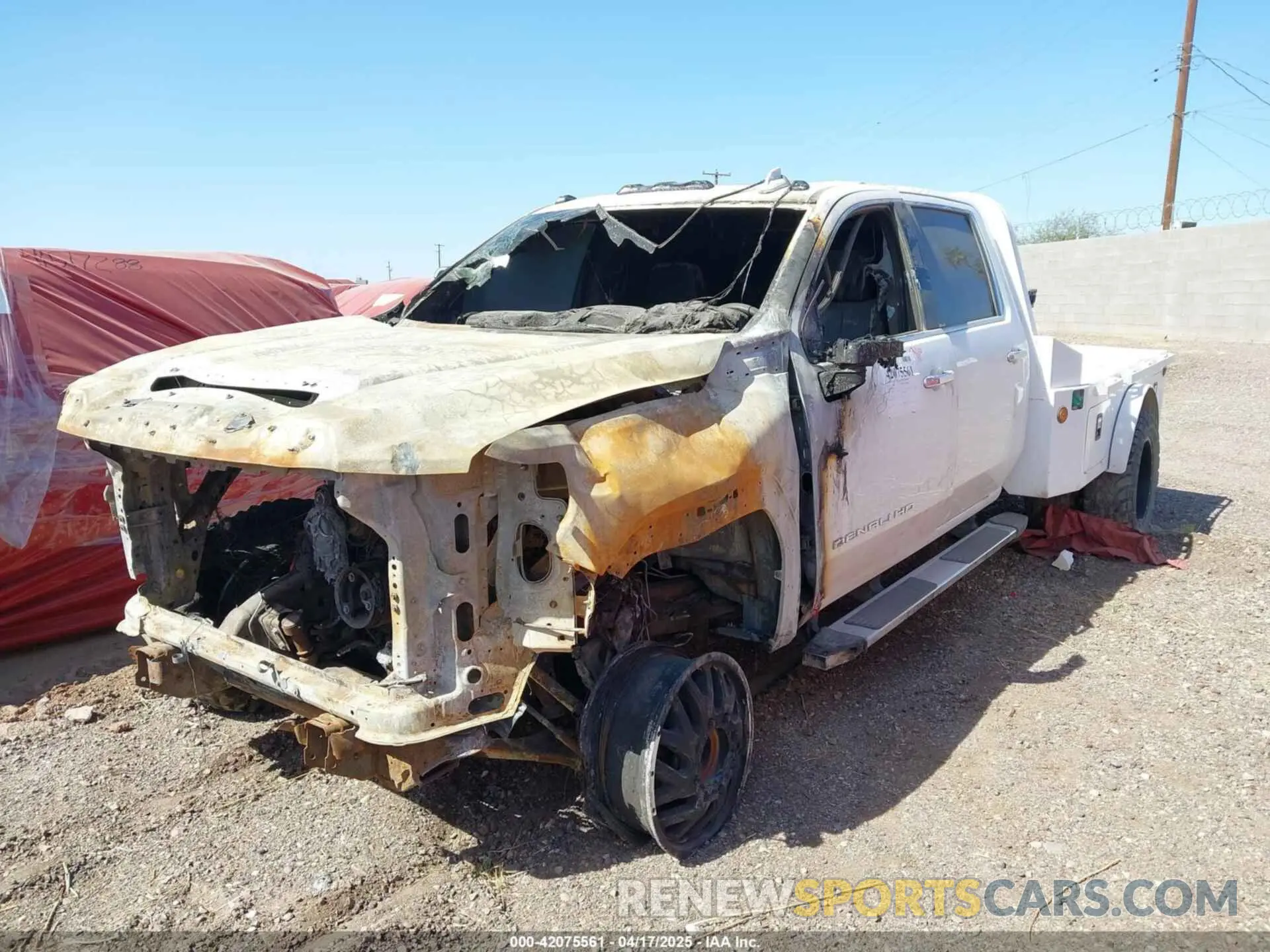 1 Photograph of a damaged car 1GT49WEY1PF216133 GMC SIERRA 3500HD 2023