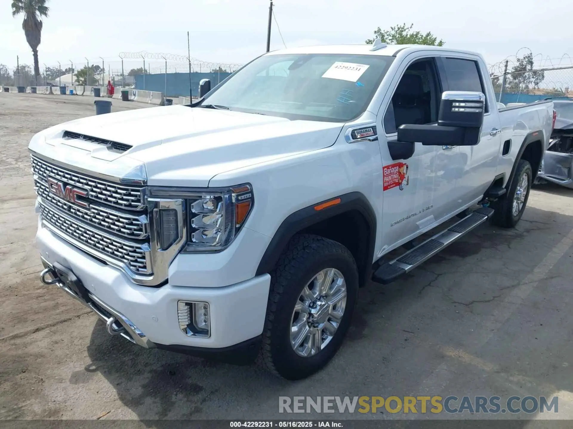 2 Photograph of a damaged car 1GT49WEYXPF116161 GMC SIERRA 3500HD 2023