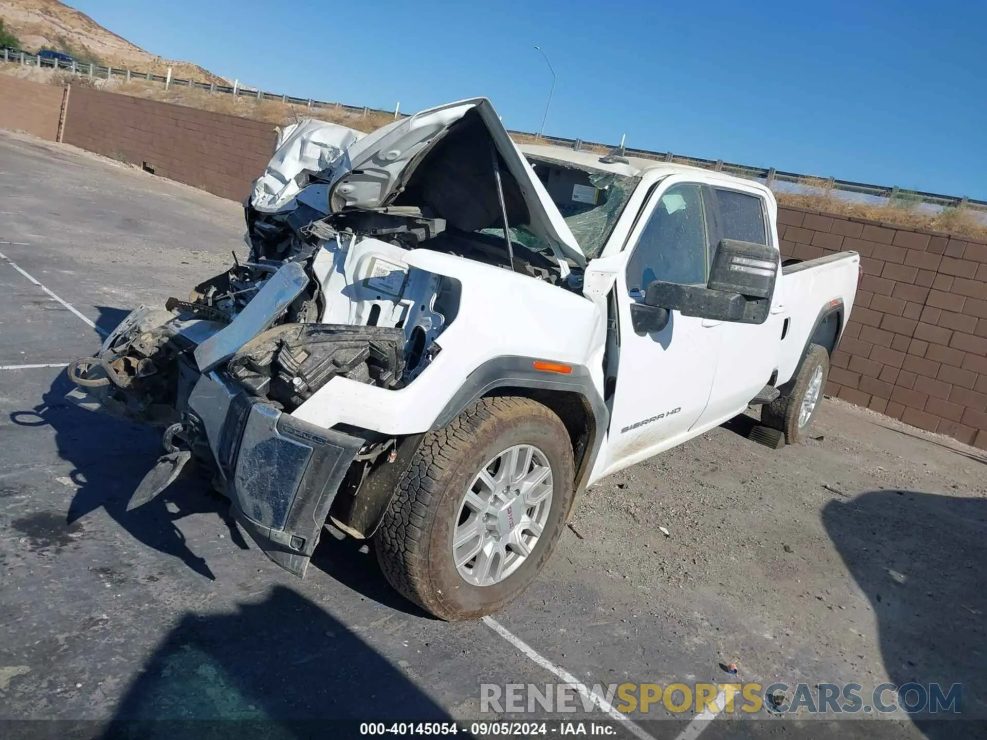 2 Photograph of a damaged car 1GT49TEY4RF361362 GMC SIERRA 3500HD 2024