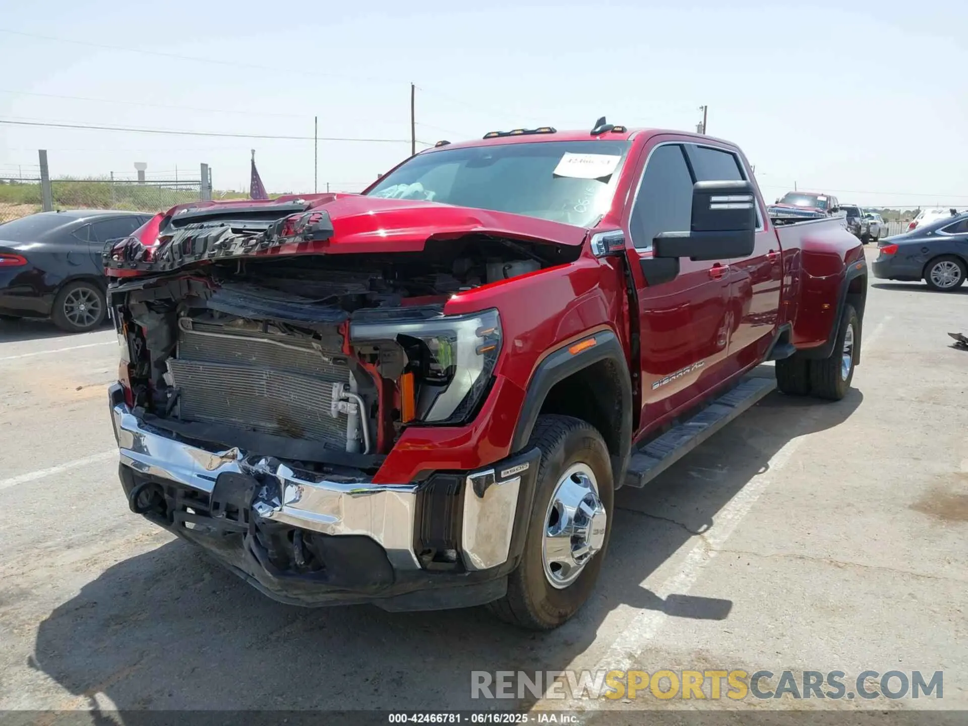 2 Photograph of a damaged car 1GT49TEY9RF209027 GMC SIERRA 3500HD 2024