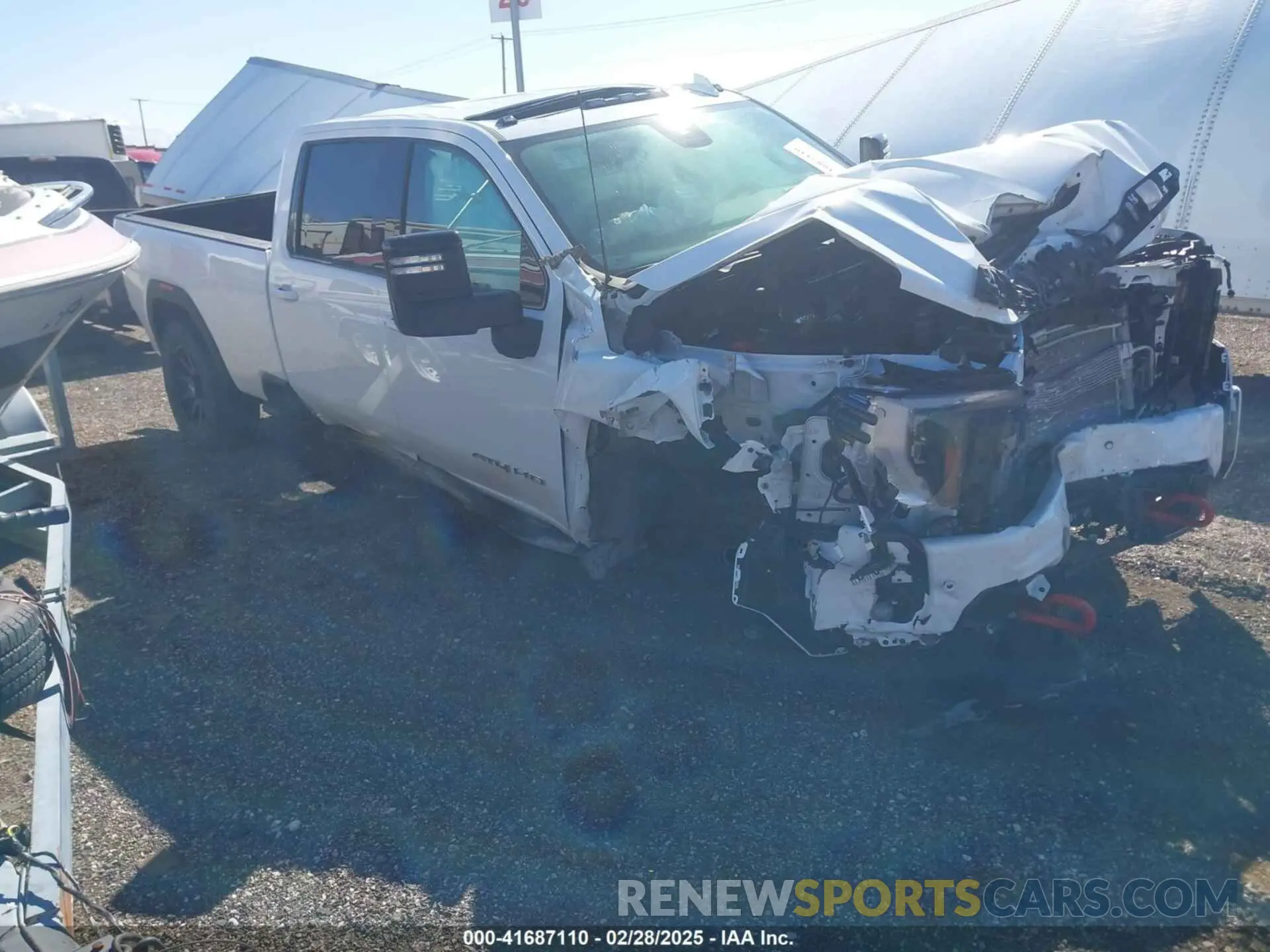 1 Photograph of a damaged car 1GT49VEY4RF221968 GMC SIERRA 3500HD 2024