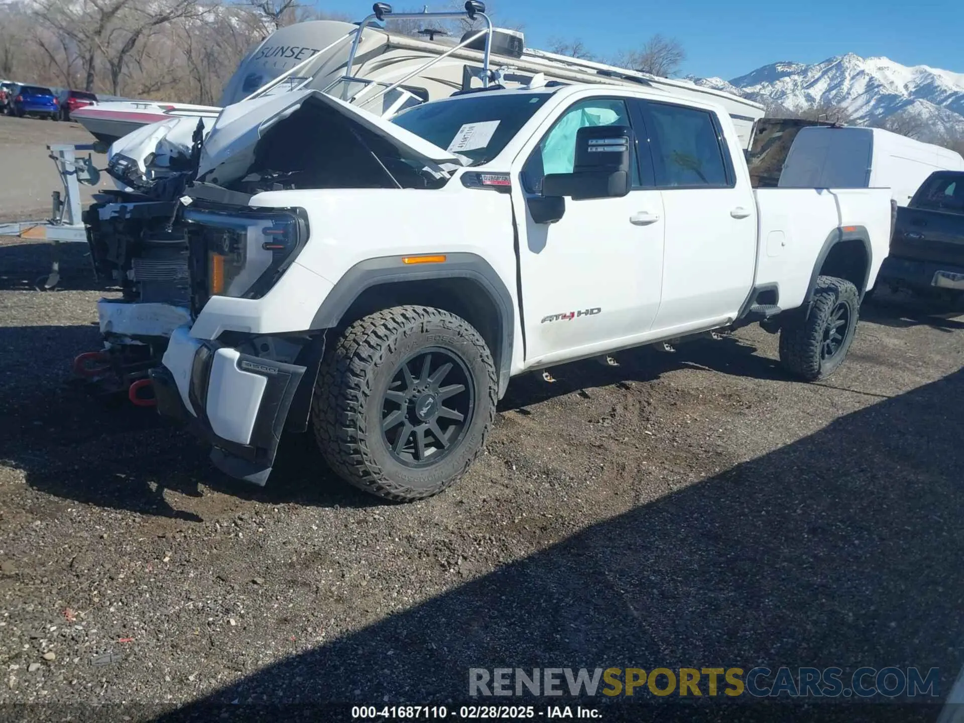 2 Photograph of a damaged car 1GT49VEY4RF221968 GMC SIERRA 3500HD 2024