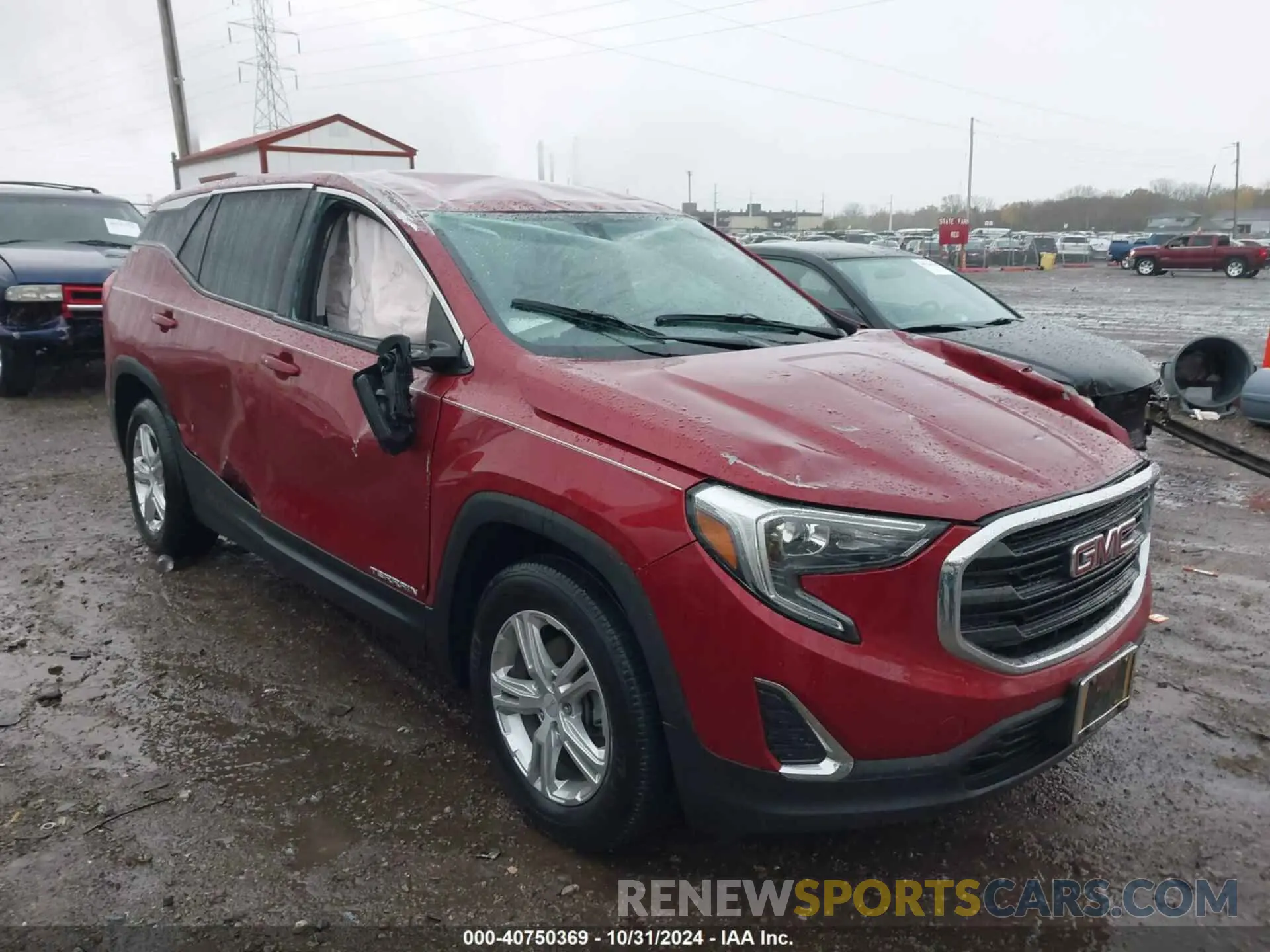 1 Photograph of a damaged car 3GKALMEV0KL225312 GMC TERRAIN 2019
