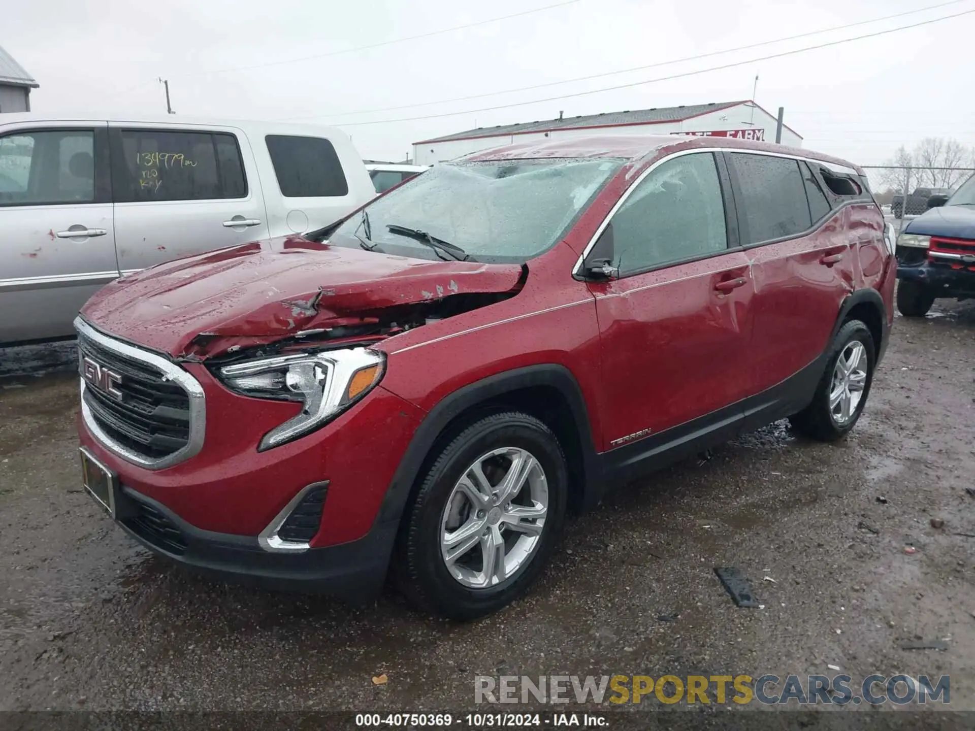 2 Photograph of a damaged car 3GKALMEV0KL225312 GMC TERRAIN 2019