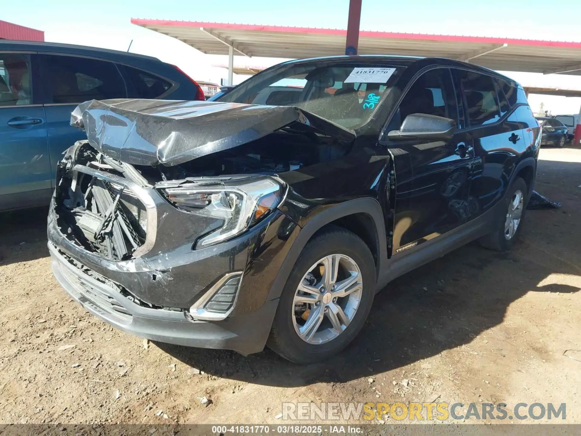 2 Photograph of a damaged car 3GKALMEV1KL155433 GMC TERRAIN 2019