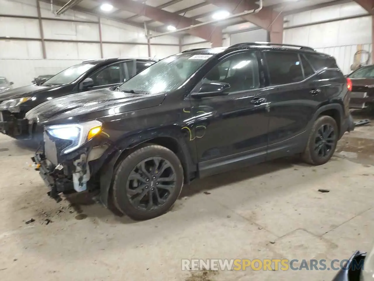1 Photograph of a damaged car 3GKALMEV1KL281937 GMC TERRAIN 2019