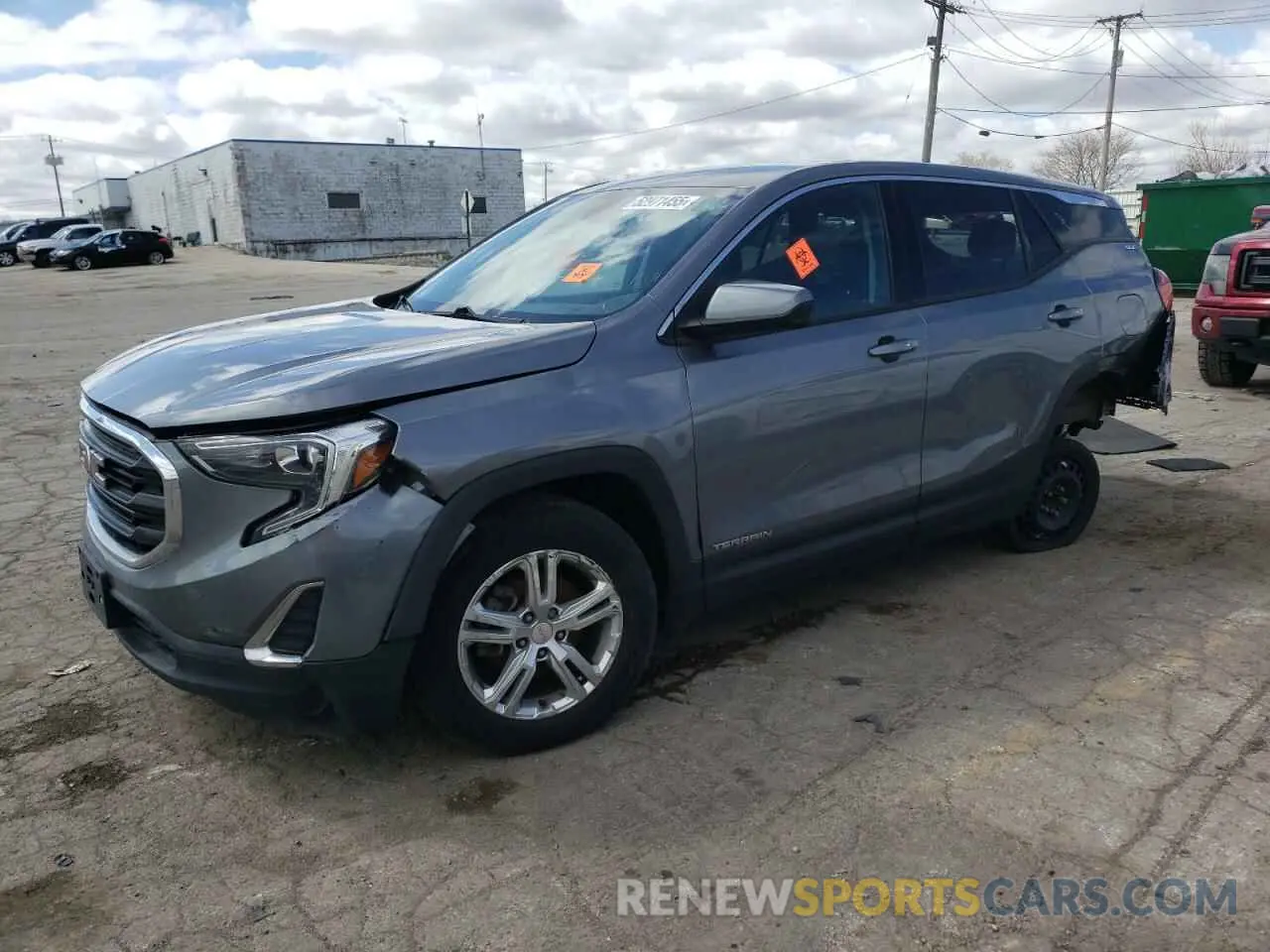 1 Photograph of a damaged car 3GKALMEV1KL356278 GMC TERRAIN 2019