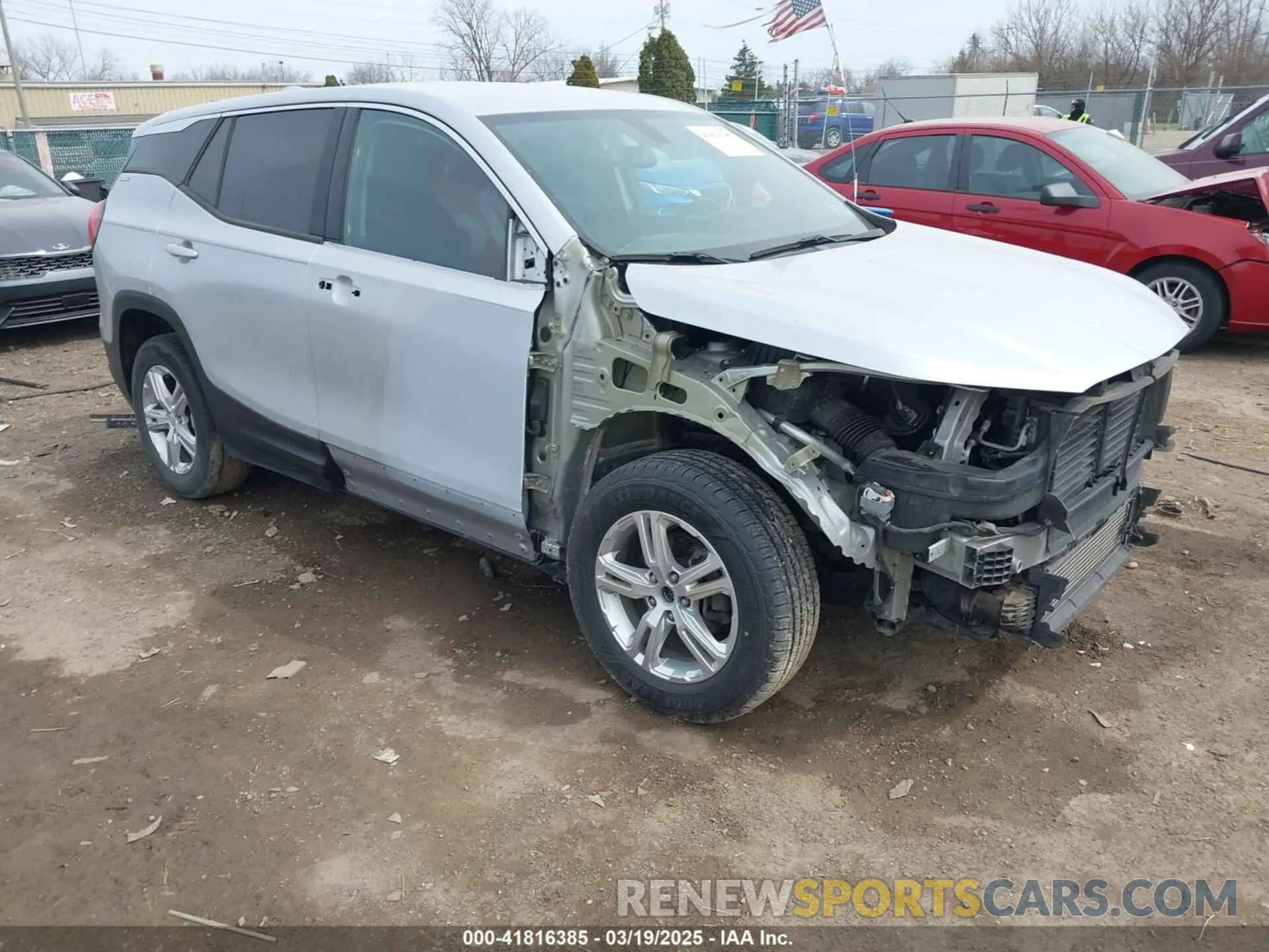 1 Photograph of a damaged car 3GKALMEV2KL110095 GMC TERRAIN 2019