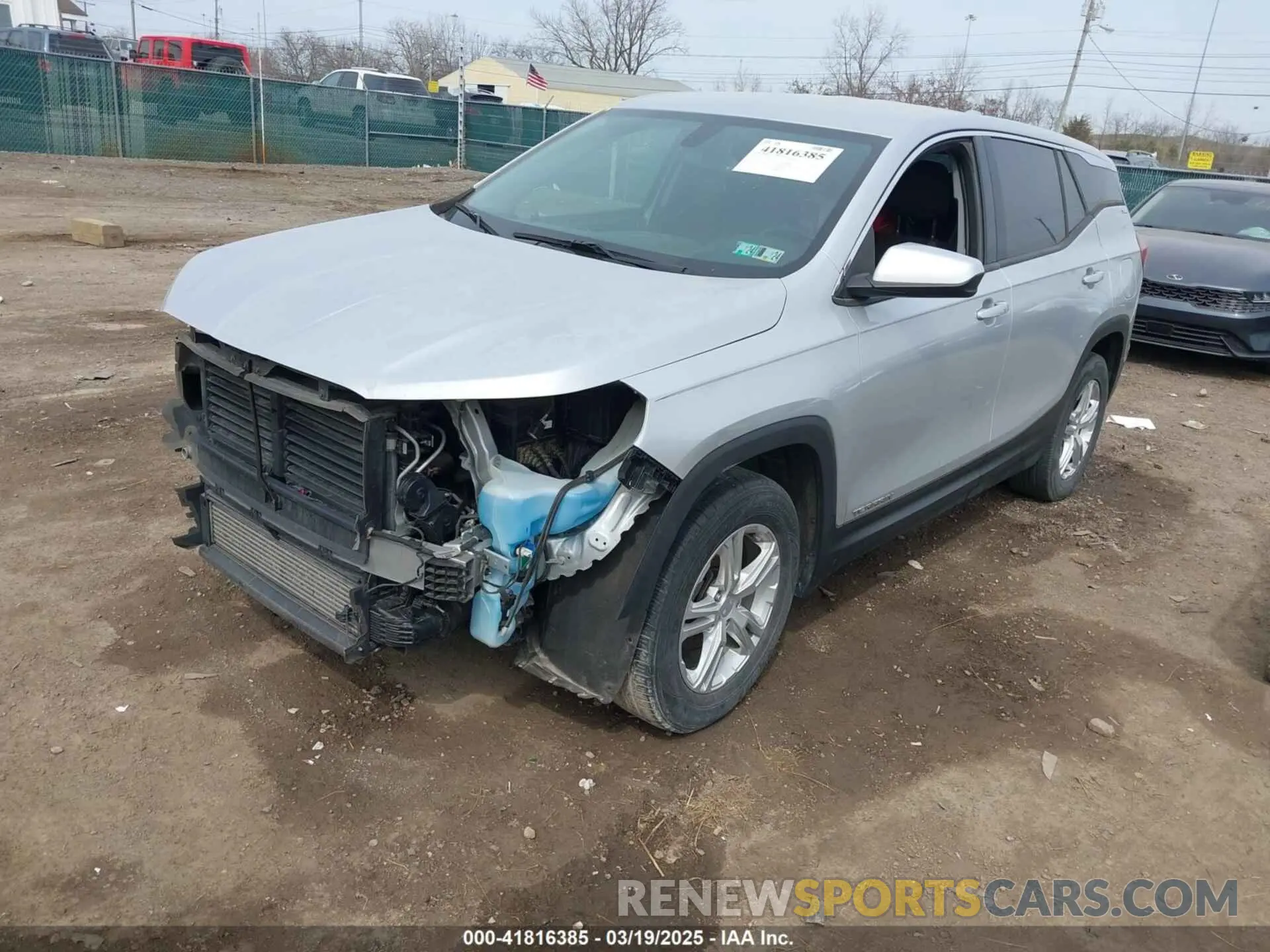 2 Photograph of a damaged car 3GKALMEV2KL110095 GMC TERRAIN 2019
