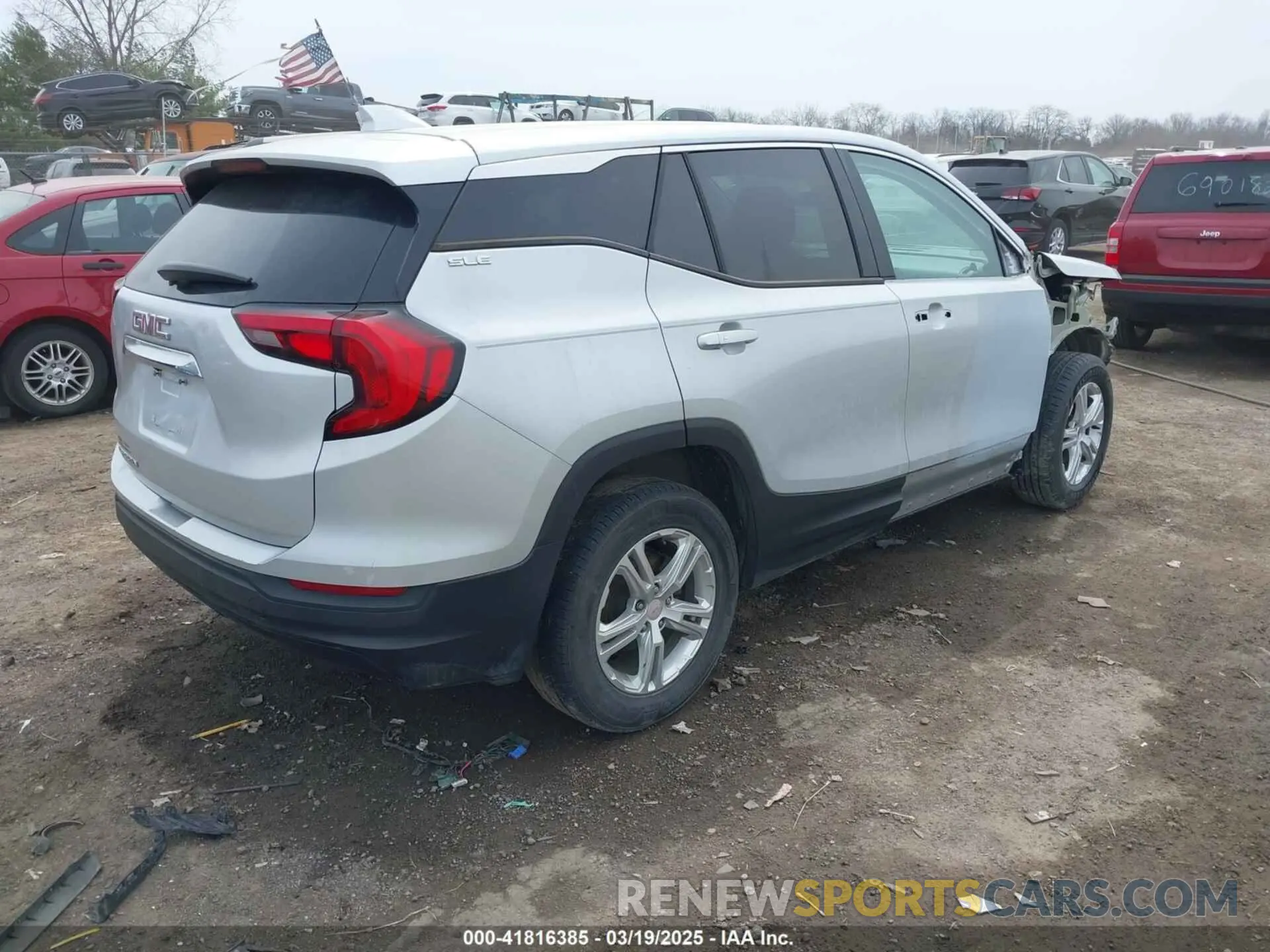 4 Photograph of a damaged car 3GKALMEV2KL110095 GMC TERRAIN 2019