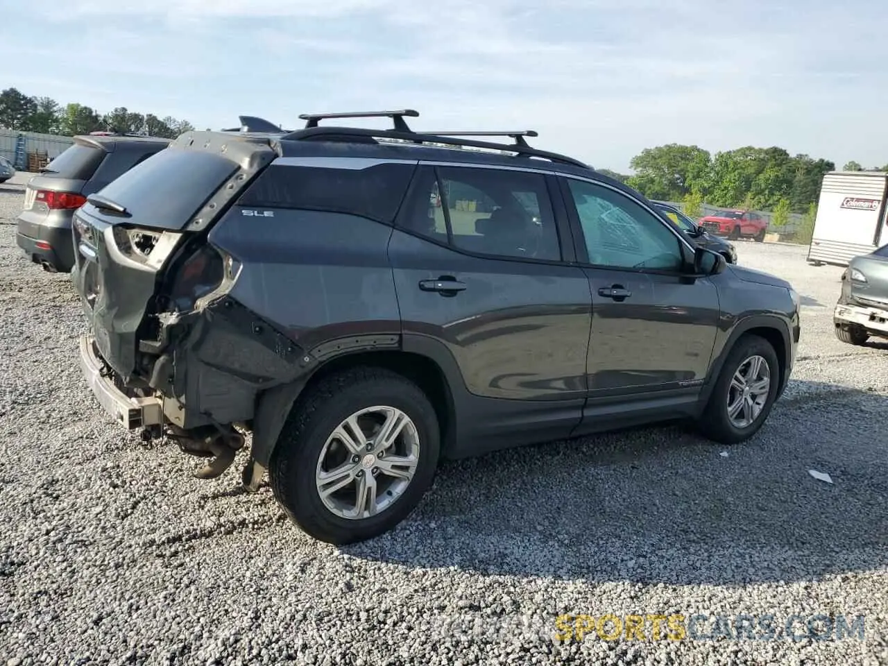 3 Photograph of a damaged car 3GKALMEV2KL136695 GMC TERRAIN 2019