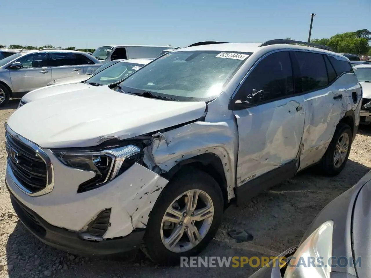 1 Photograph of a damaged car 3GKALMEV2KL208334 GMC TERRAIN 2019