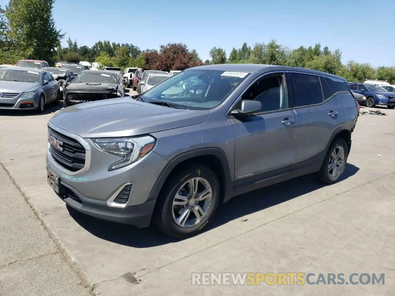 1 Photograph of a damaged car 3GKALMEV2KL249787 GMC TERRAIN 2019
