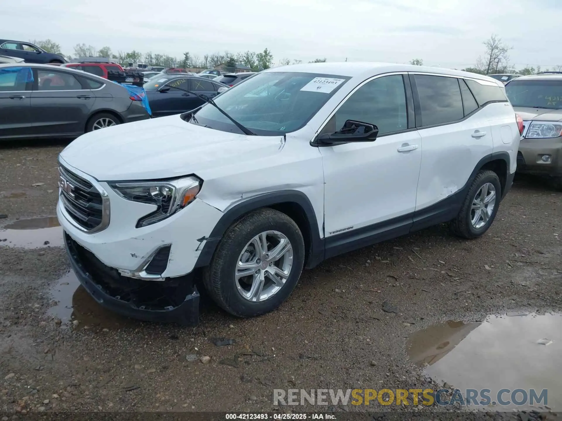 2 Photograph of a damaged car 3GKALMEV2KL332278 GMC TERRAIN 2019