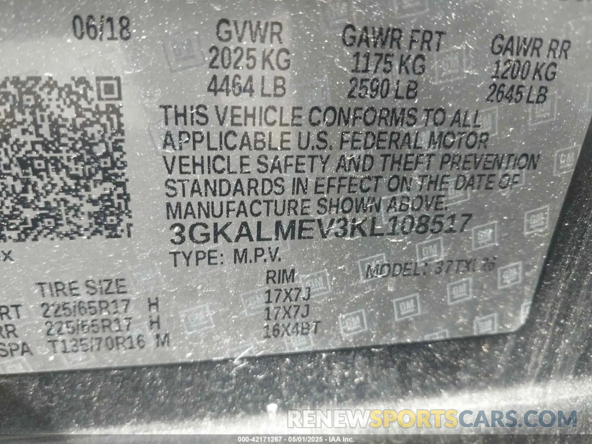9 Photograph of a damaged car 3GKALMEV3KL108517 GMC TERRAIN 2019