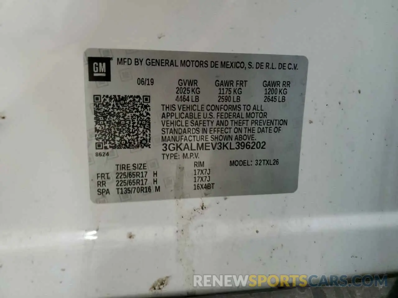 13 Photograph of a damaged car 3GKALMEV3KL396202 GMC TERRAIN 2019