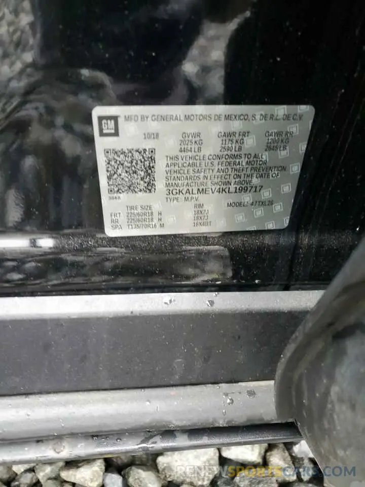 13 Photograph of a damaged car 3GKALMEV4KL199717 GMC TERRAIN 2019