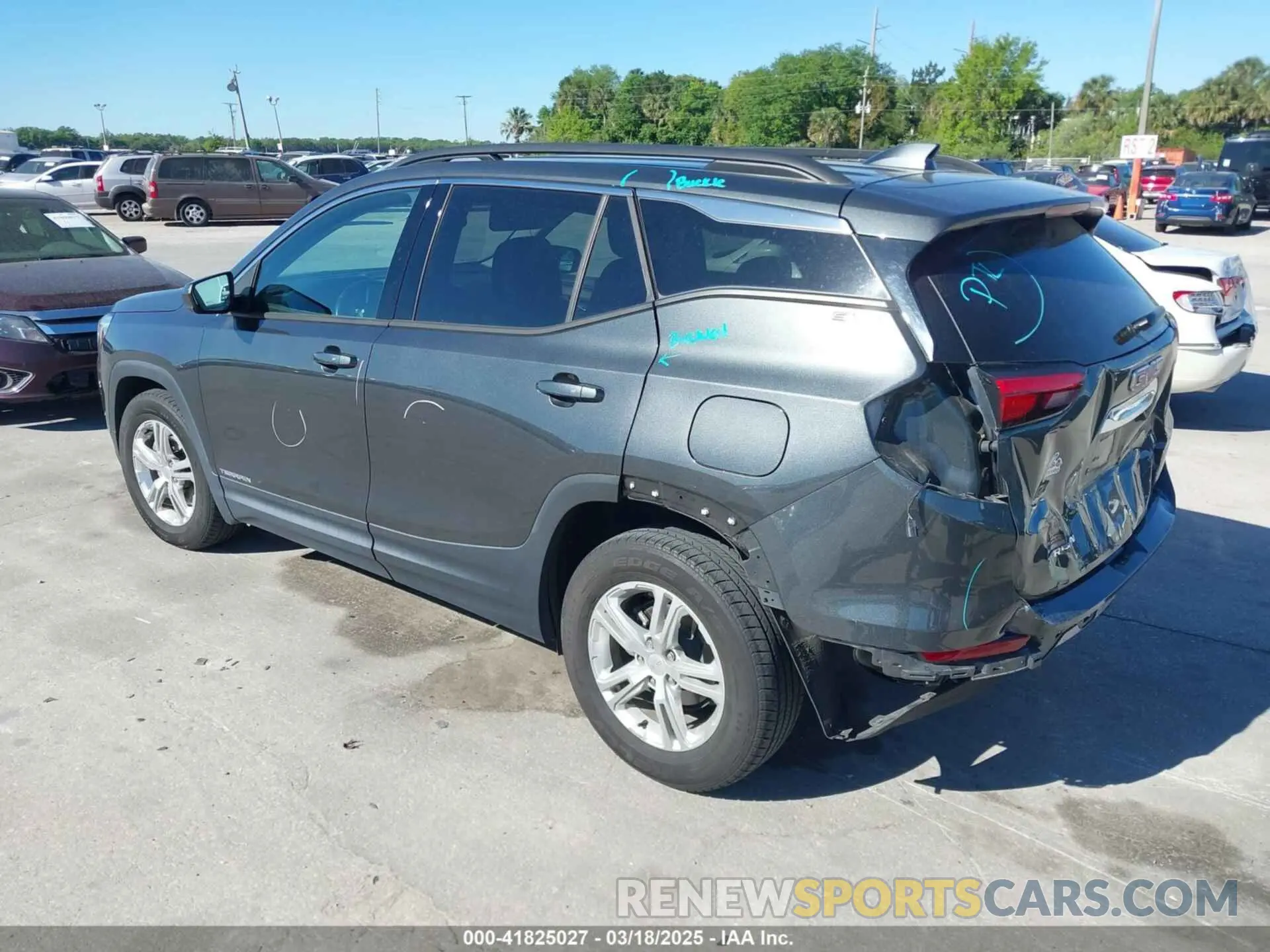 3 Photograph of a damaged car 3GKALMEV4KL239486 GMC TERRAIN 2019