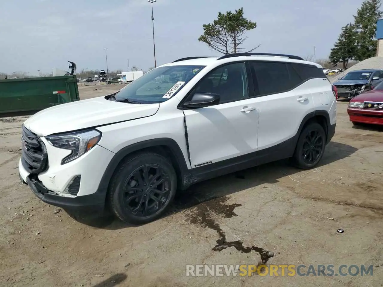 1 Photograph of a damaged car 3GKALMEV4KL334419 GMC TERRAIN 2019