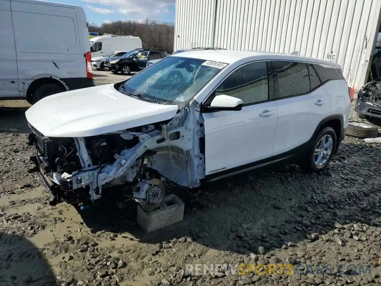 1 Photograph of a damaged car 3GKALMEV4KL373494 GMC TERRAIN 2019