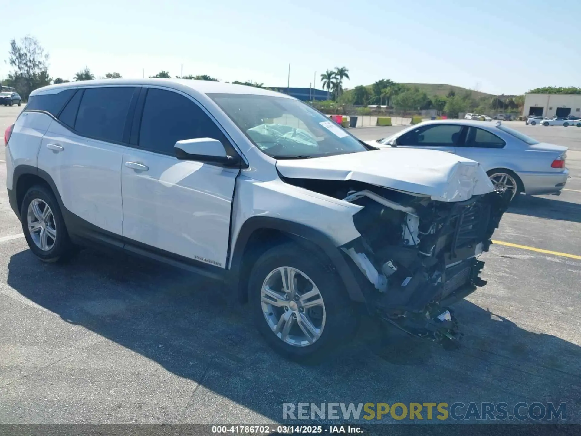 1 Photograph of a damaged car 3GKALMEV6KL106907 GMC TERRAIN 2019