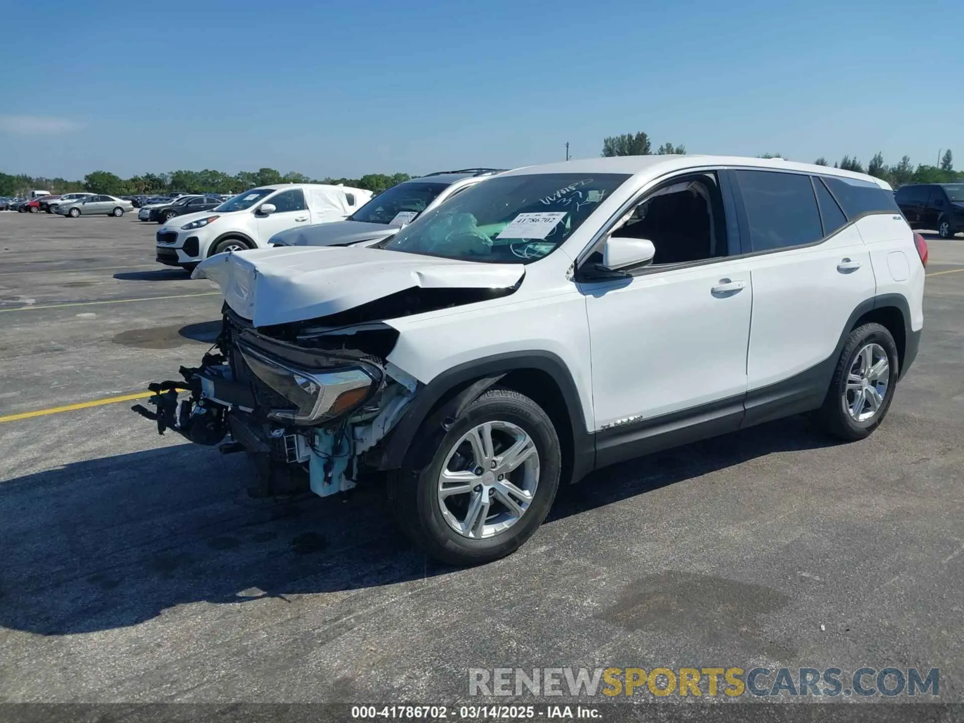 2 Photograph of a damaged car 3GKALMEV6KL106907 GMC TERRAIN 2019