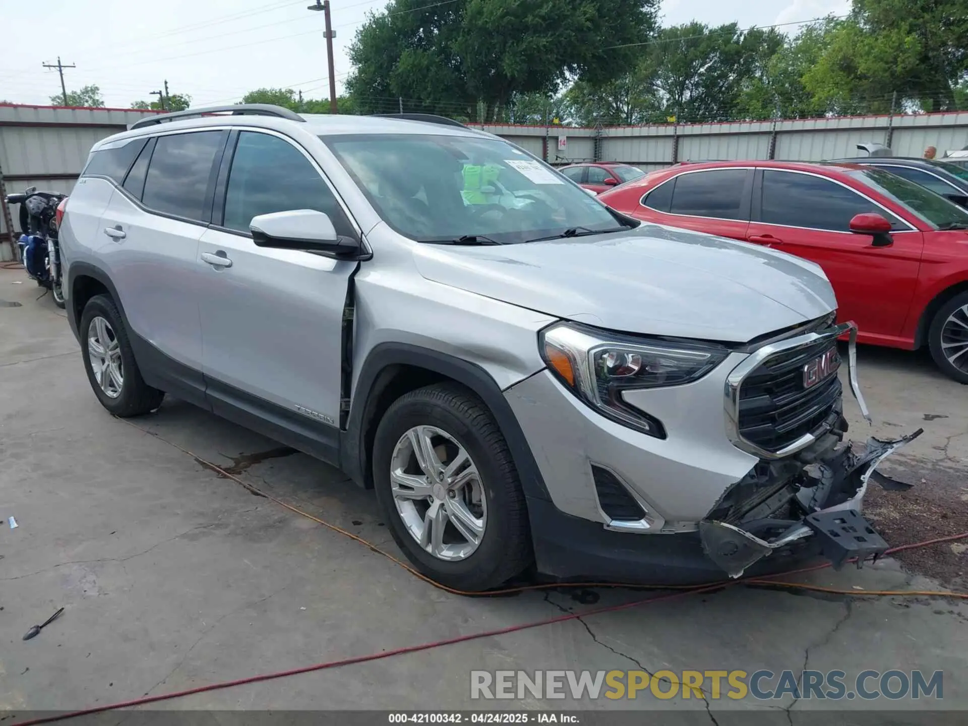 1 Photograph of a damaged car 3GKALMEV6KL156304 GMC TERRAIN 2019