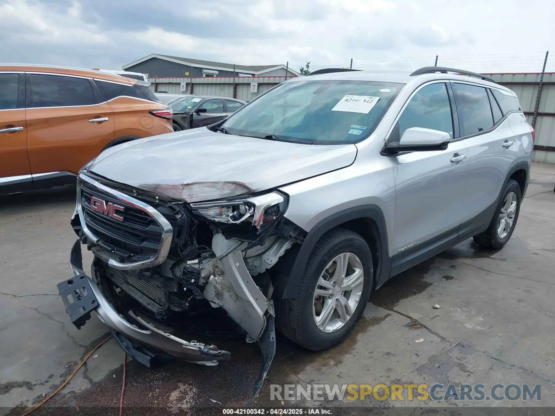 2 Photograph of a damaged car 3GKALMEV6KL156304 GMC TERRAIN 2019