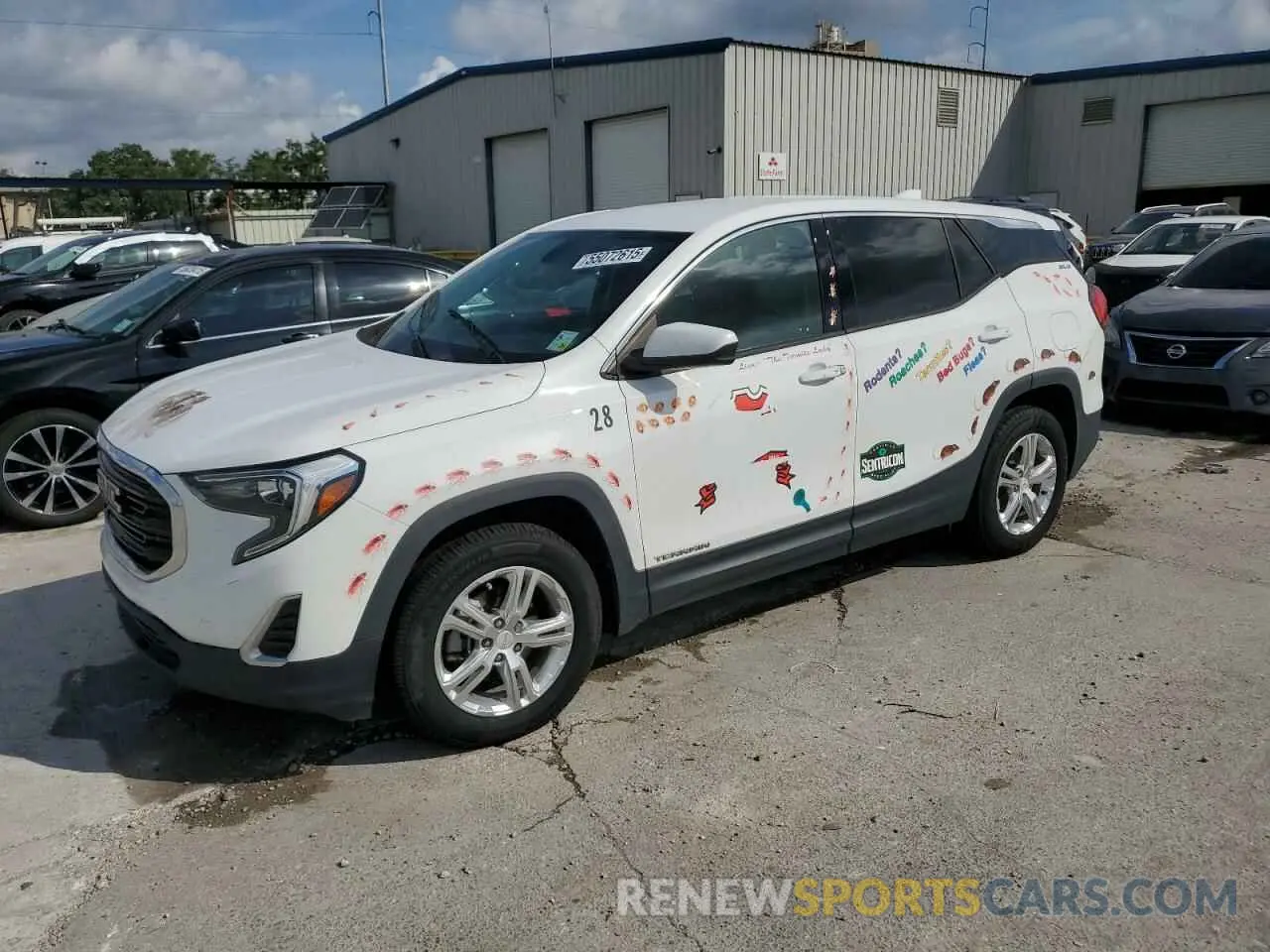 1 Photograph of a damaged car 3GKALMEV6KL211365 GMC TERRAIN 2019