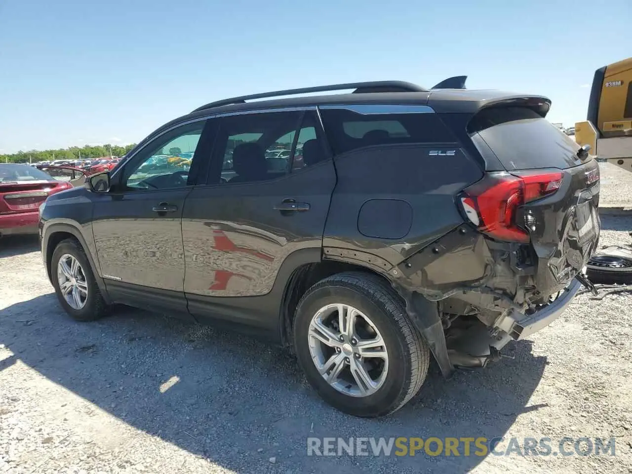 2 Photograph of a damaged car 3GKALMEV6KL346636 GMC TERRAIN 2019